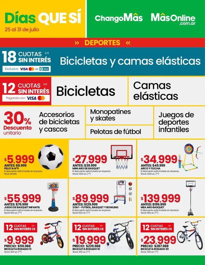 Ofertas de Catálogo Changomas 25 de julio al 31 de julio 2024 - Página 22 del catálogo