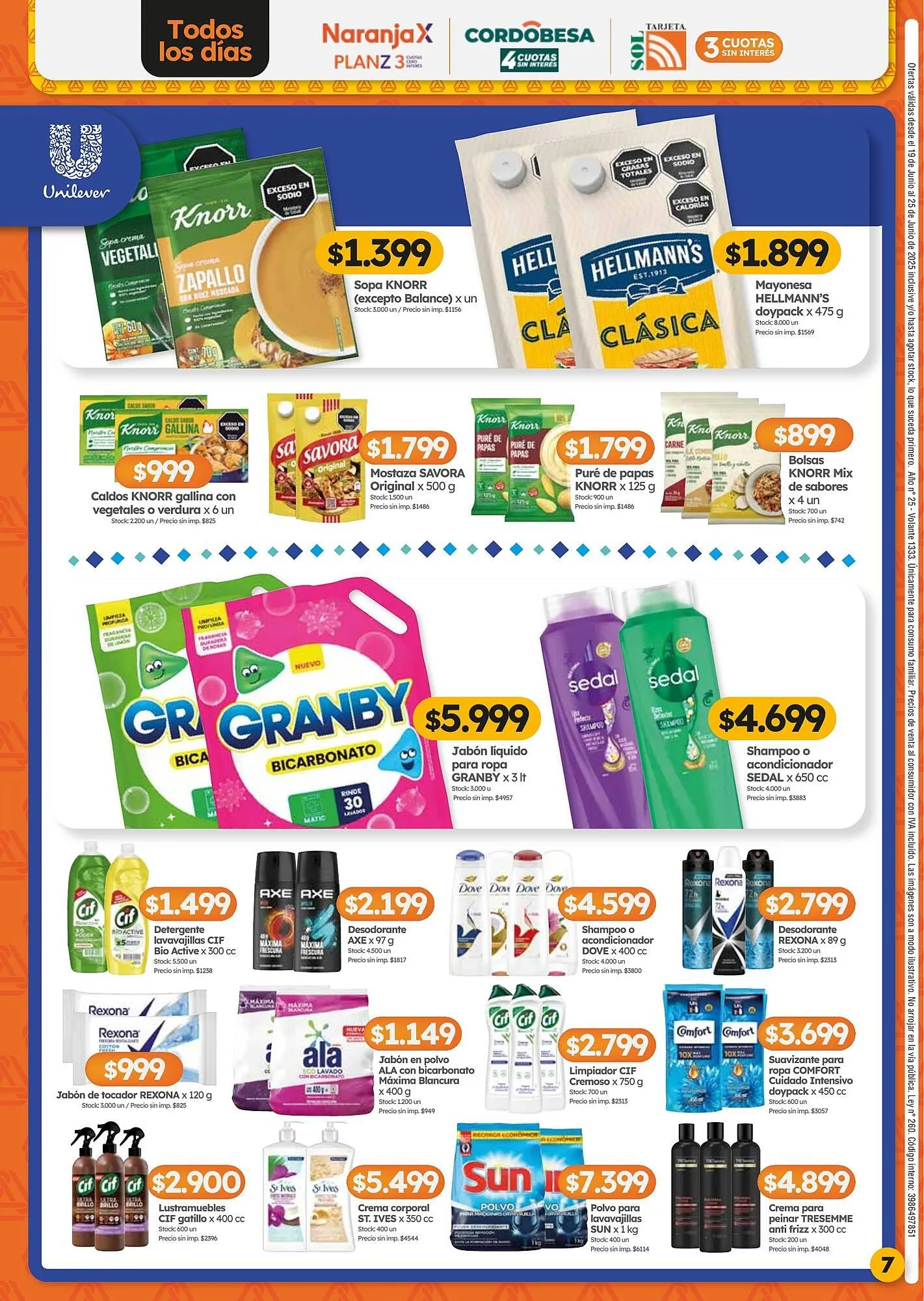 Ofertas de Catálogo Cordiez 19 de junio al 25 de junio 2025 - Página 7 del catálogo