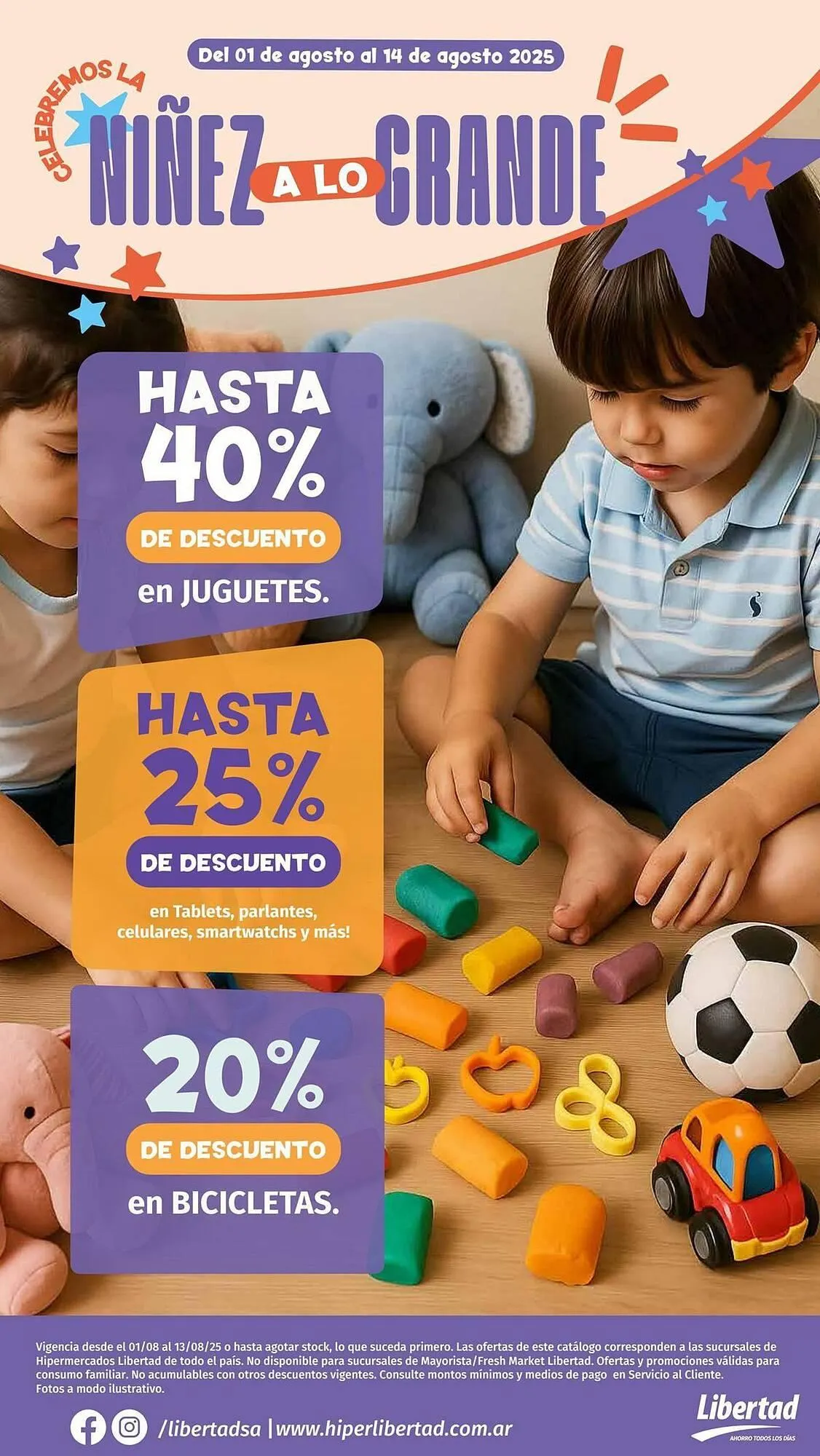 Ofertas de Catálogo Hipermercado Libertad 1 de agosto al 13 de agosto 2025 - Página 1 del catálogo