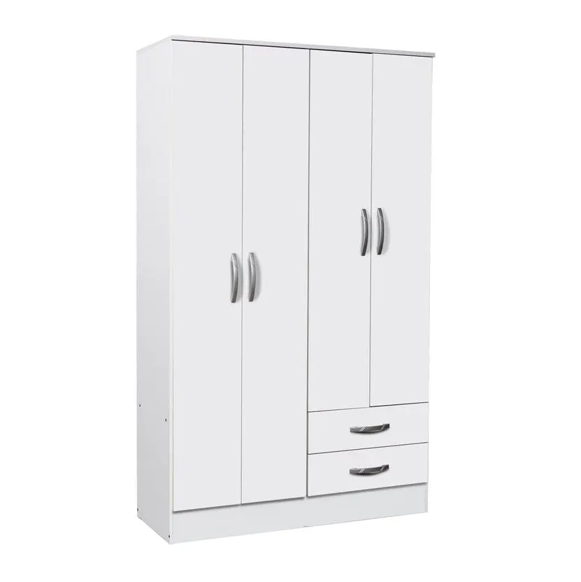 Placard Tana Eco 4 puertas con 2 cajones