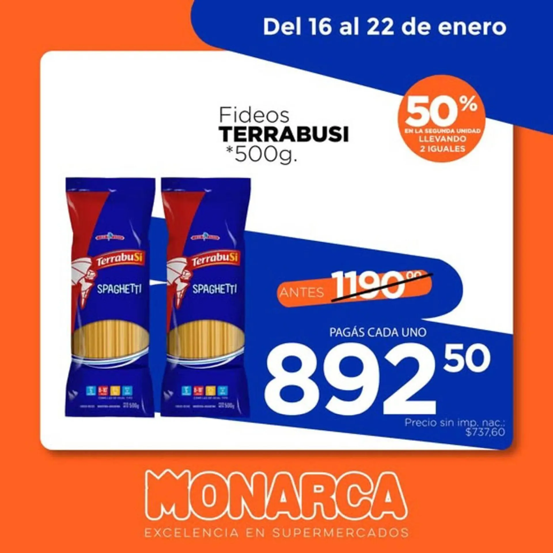 Ofertas de Catálogo Supermercados Monarca 19 de enero al 22 de enero 2026 - Página 2 del catálogo