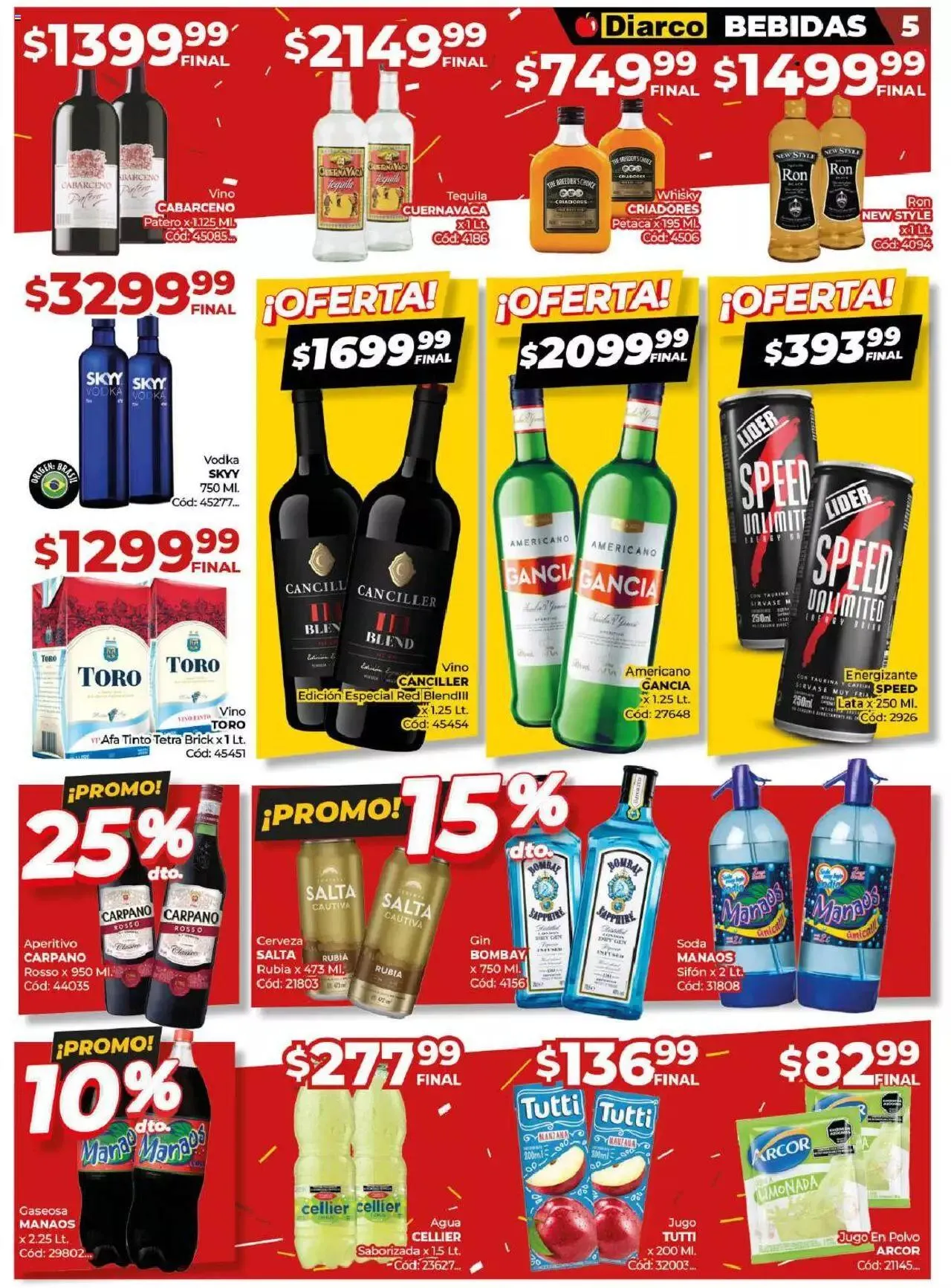 Ofertas de Diarco ofertas 4 de diciembre al 10 de diciembre 2023 - Página 9 del catálogo