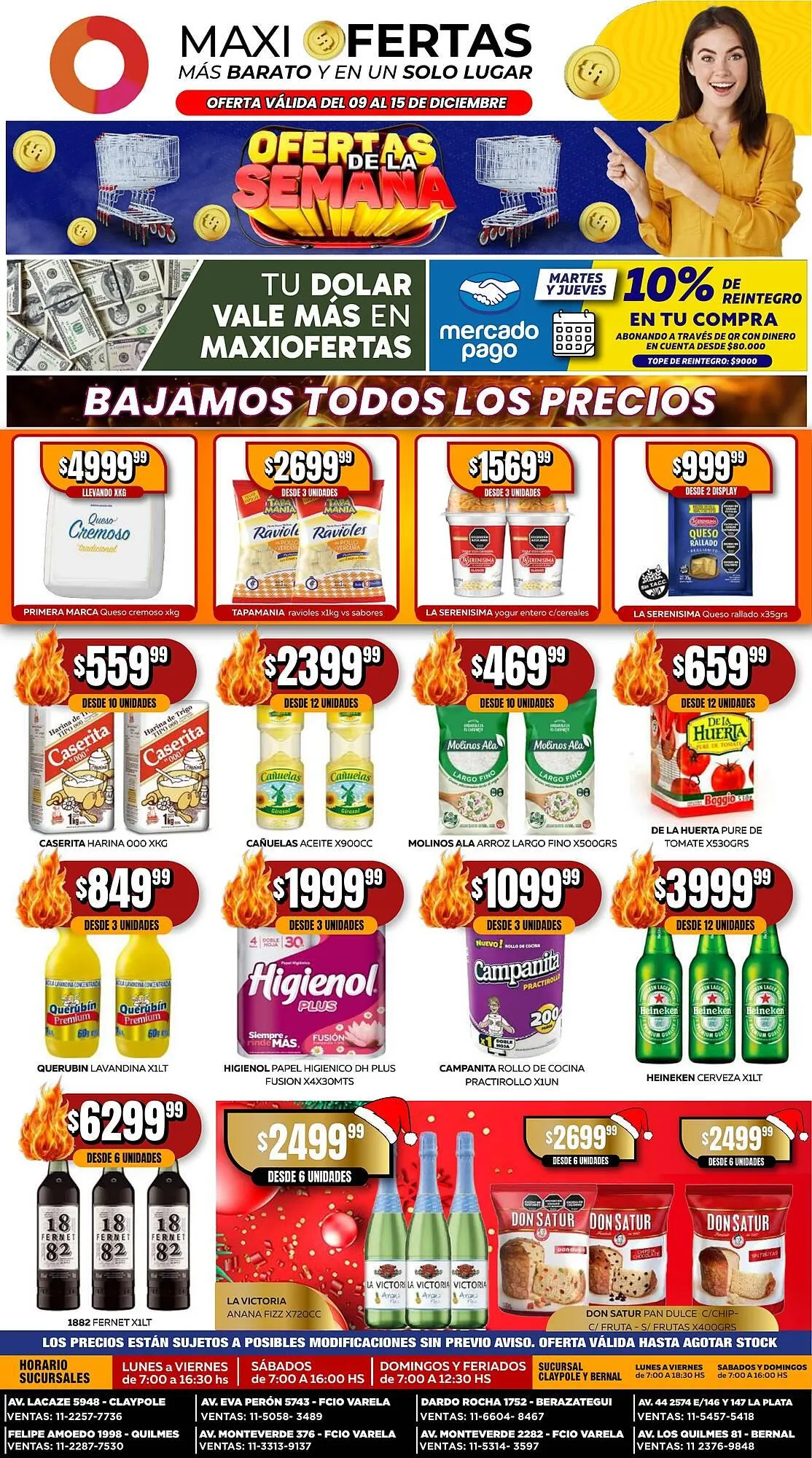Ofertas de Catálogo Maxi Ofertas 9 de diciembre al 15 de diciembre 2025 - Página 1 del catálogo