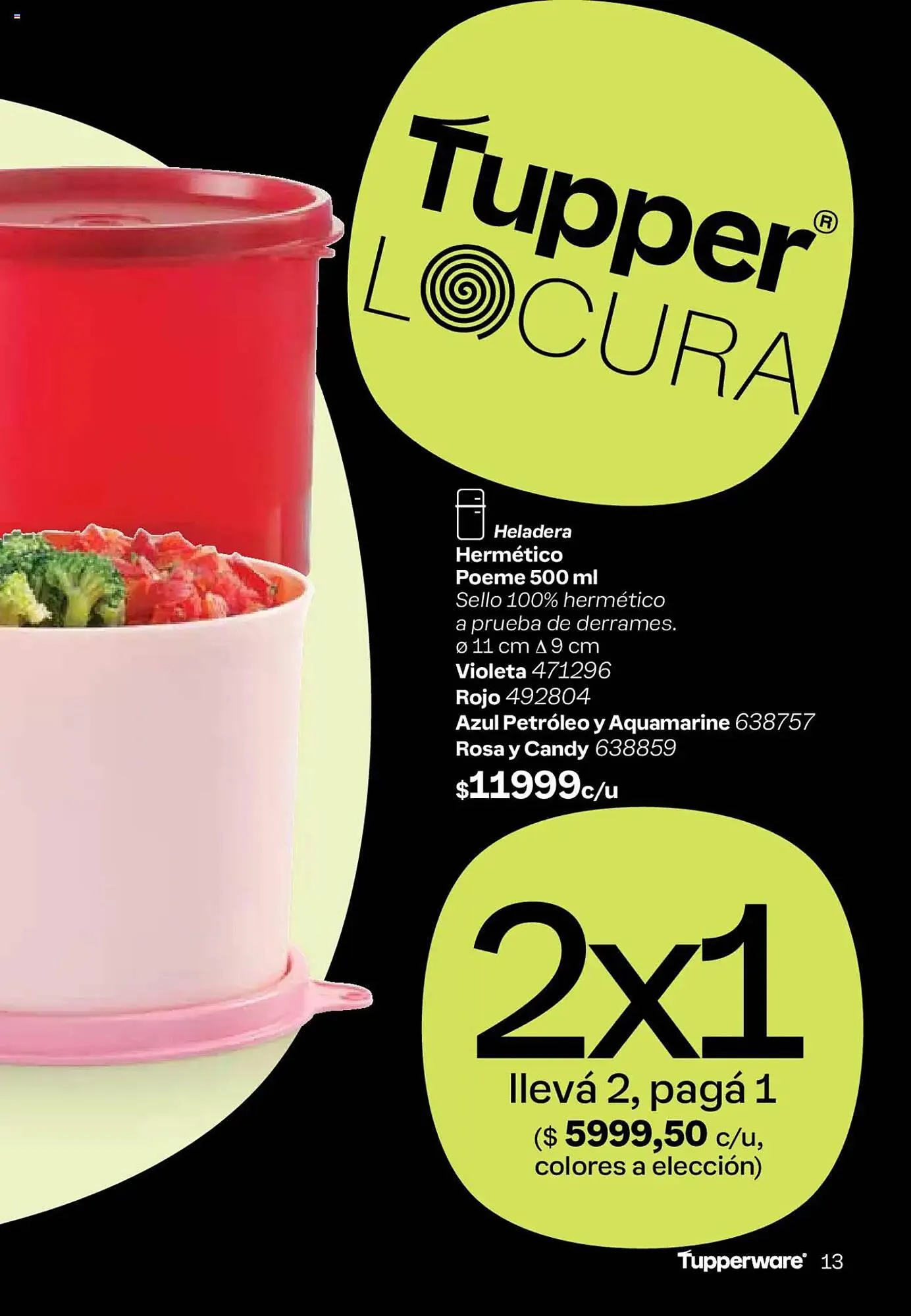 Ofertas de Catálogo Tupperware 29 de noviembre al 2 de diciembre 2024 - Página 13 del catálogo