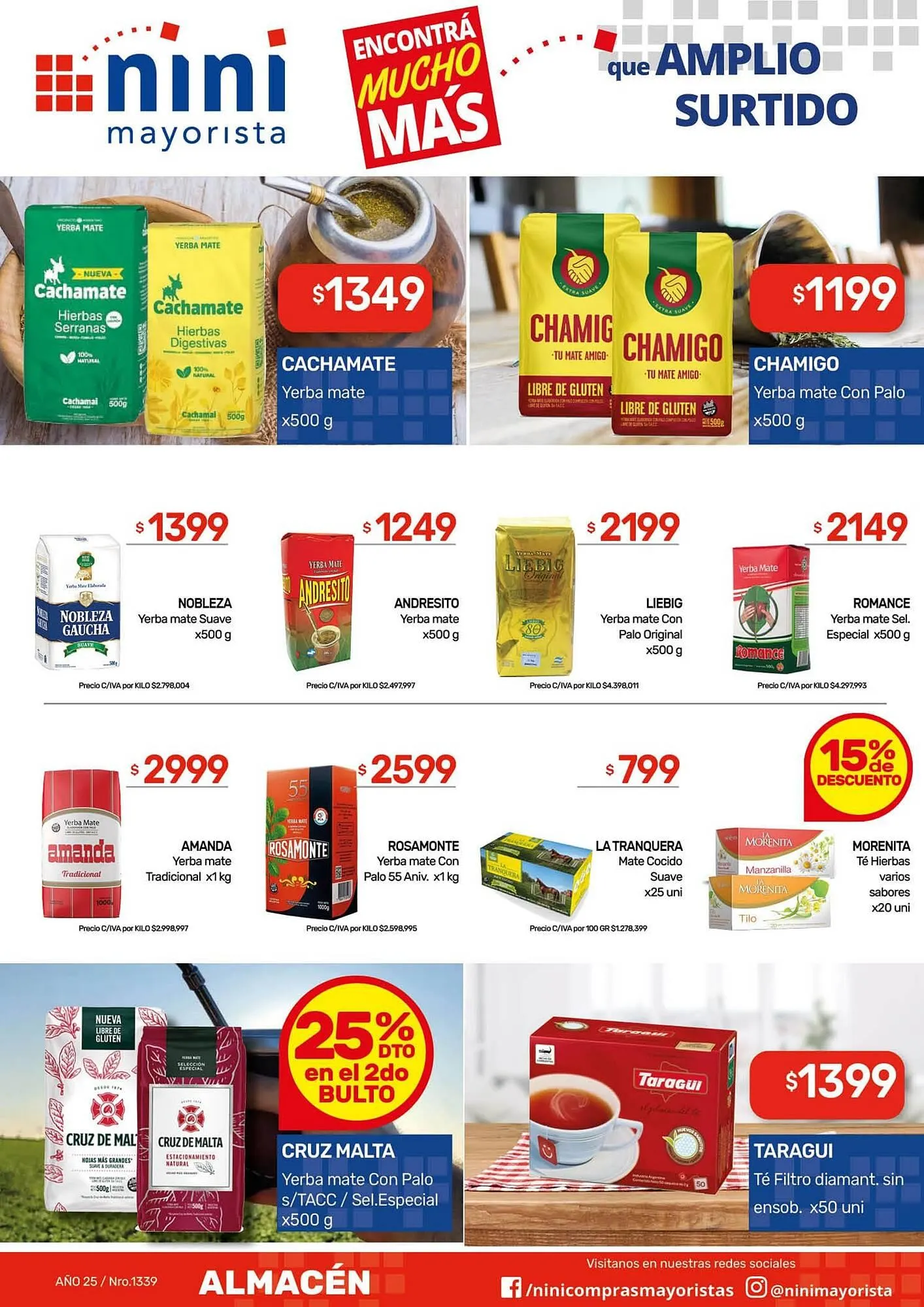 Ofertas de Catálogo Nini Mayorista 22 de diciembre al 28 de diciembre 2025 - Página 25 del catálogo