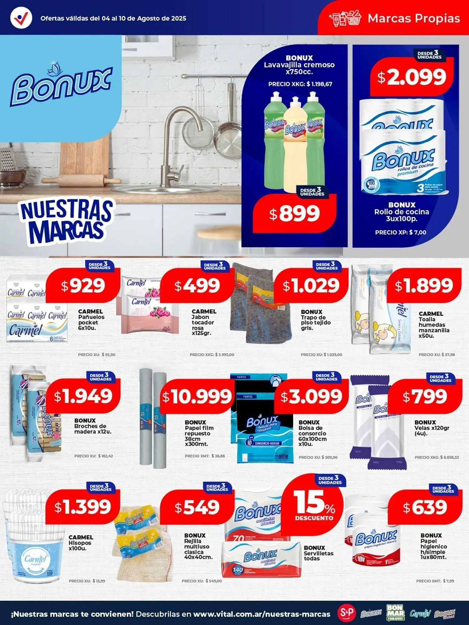 Ofertas de Catálogo Supermayorista Vital 4 de agosto al 10 de agosto 2025 - Página 10 del catálogo