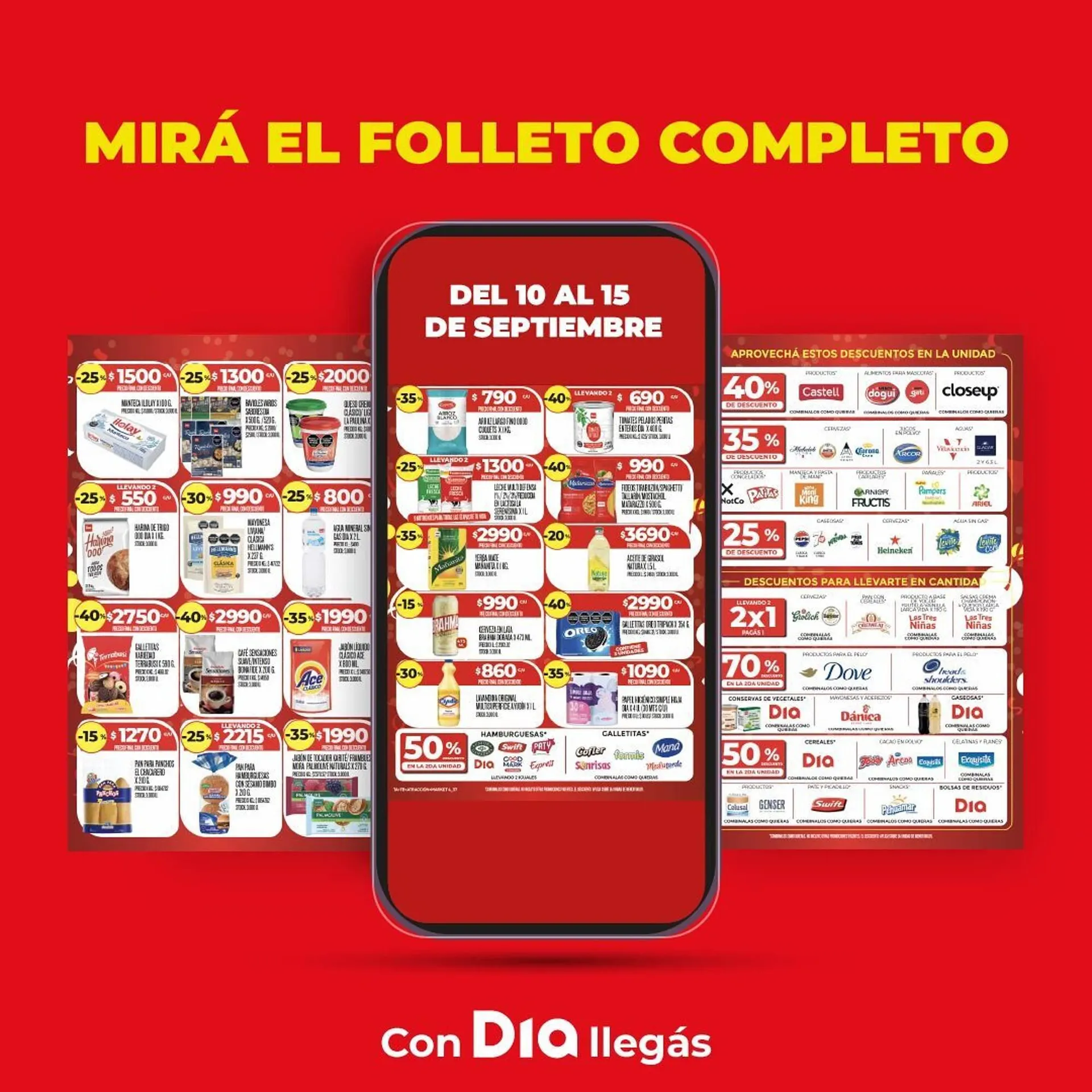 Ofertas de Folleto Supermercados DIA 11 de septiembre al 15 de septiembre 2025 - Página 1 del catálogo