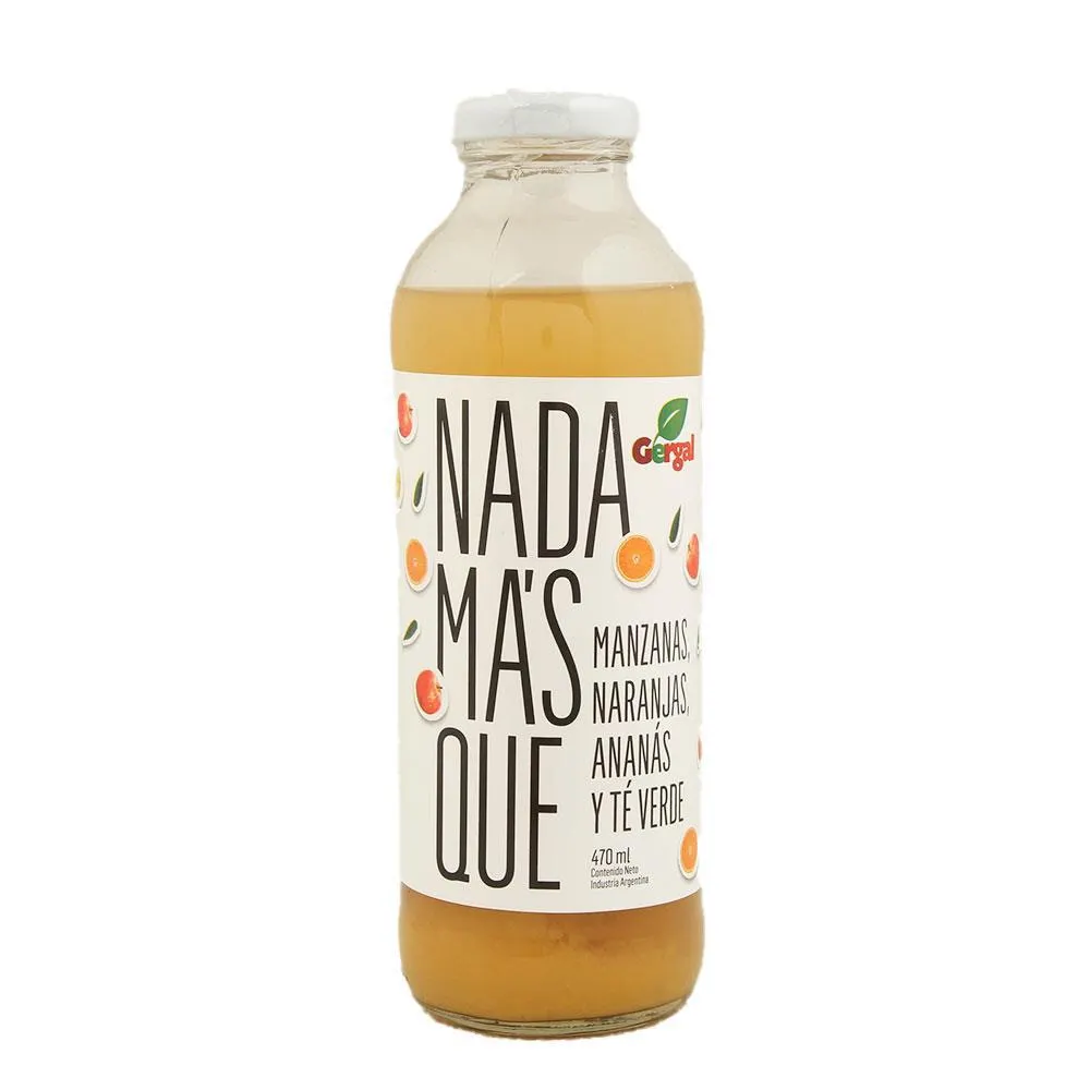 Jugo Manz.Nar.Anan. Gergal Bot 470 Ml