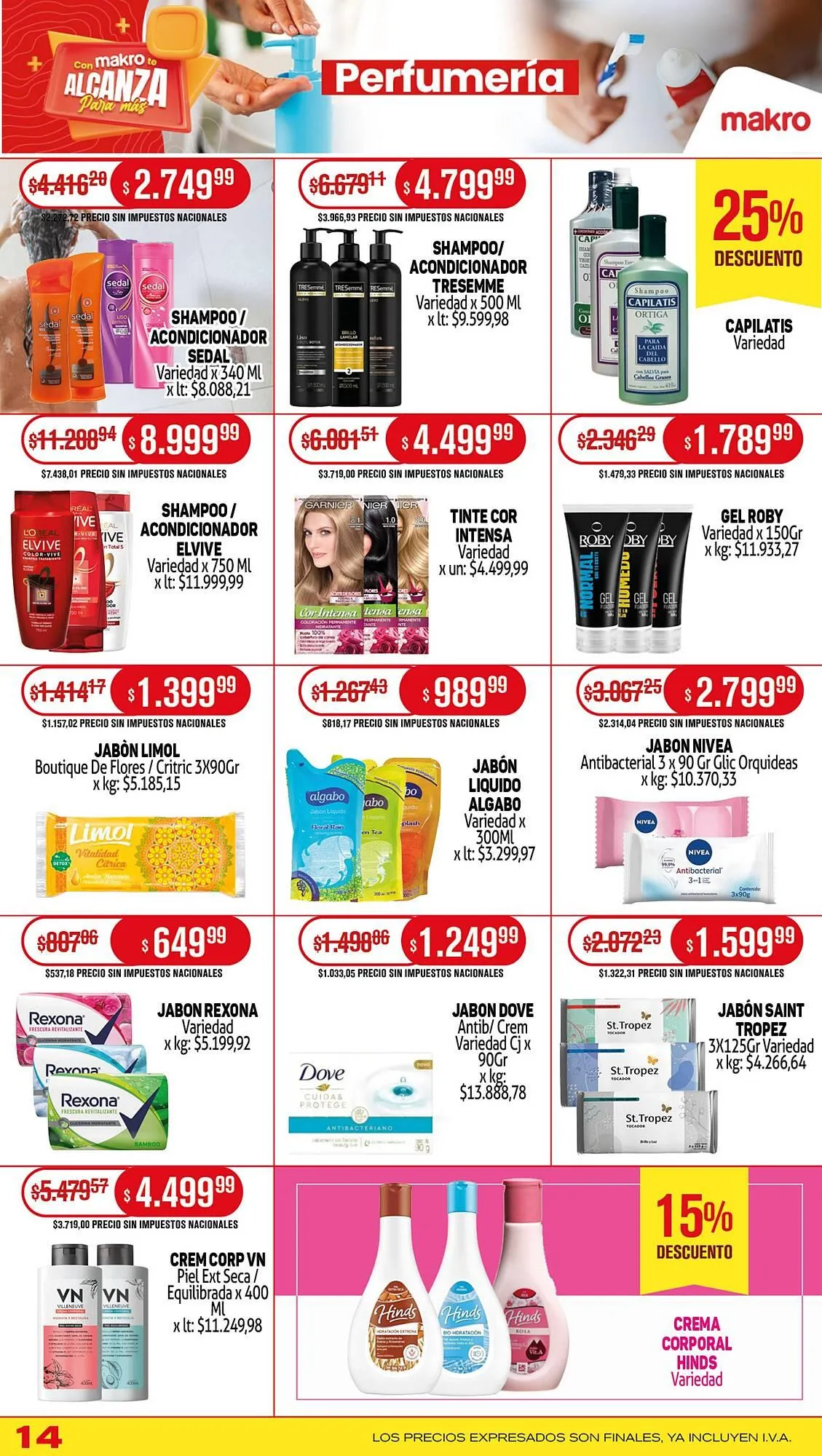 Ofertas de Catálogo Makro 12 de junio al 18 de junio 2025 - Página 14 del catálogo