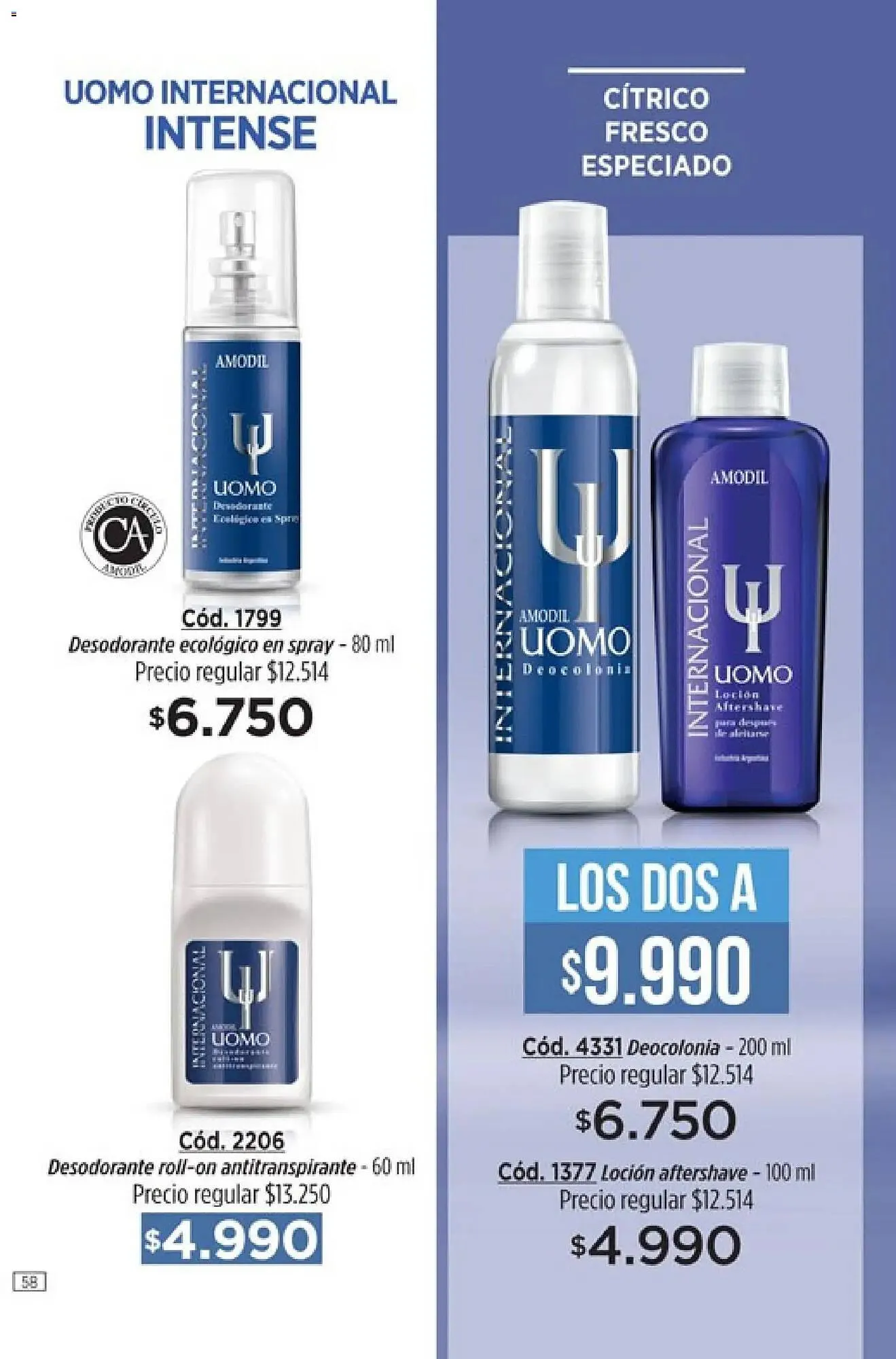 Ofertas de Catálogo Amodil 30 de noviembre al 31 de diciembre 2025 - Página 58 del catálogo
