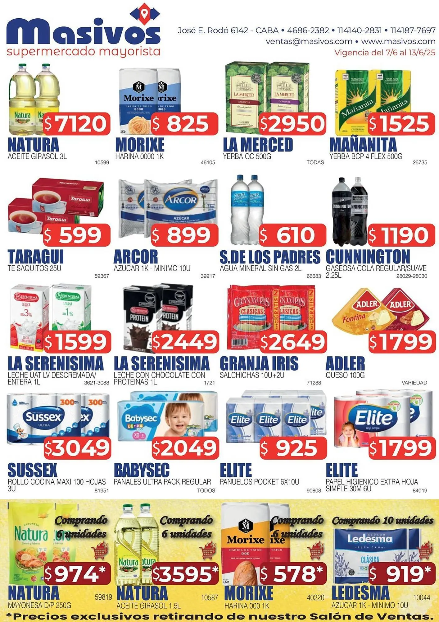 Ofertas de Catálogo Masivos 7 de junio al 13 de junio 2025 - Página 1 del catálogo