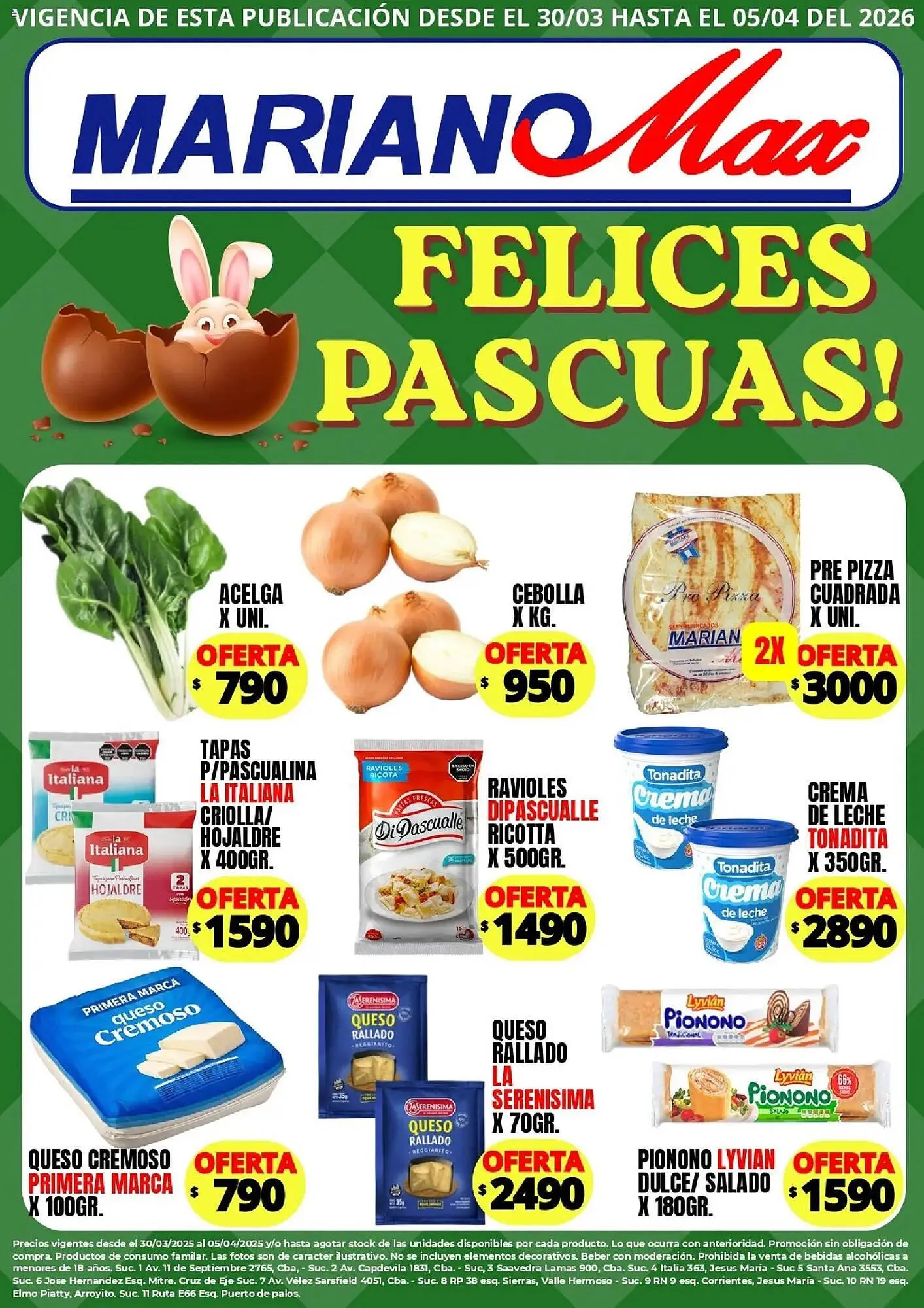 Ofertas de Catálogo Supermercados Mariano Max 30 de marzo al 5 de abril 2026 - Página 1 del catálogo