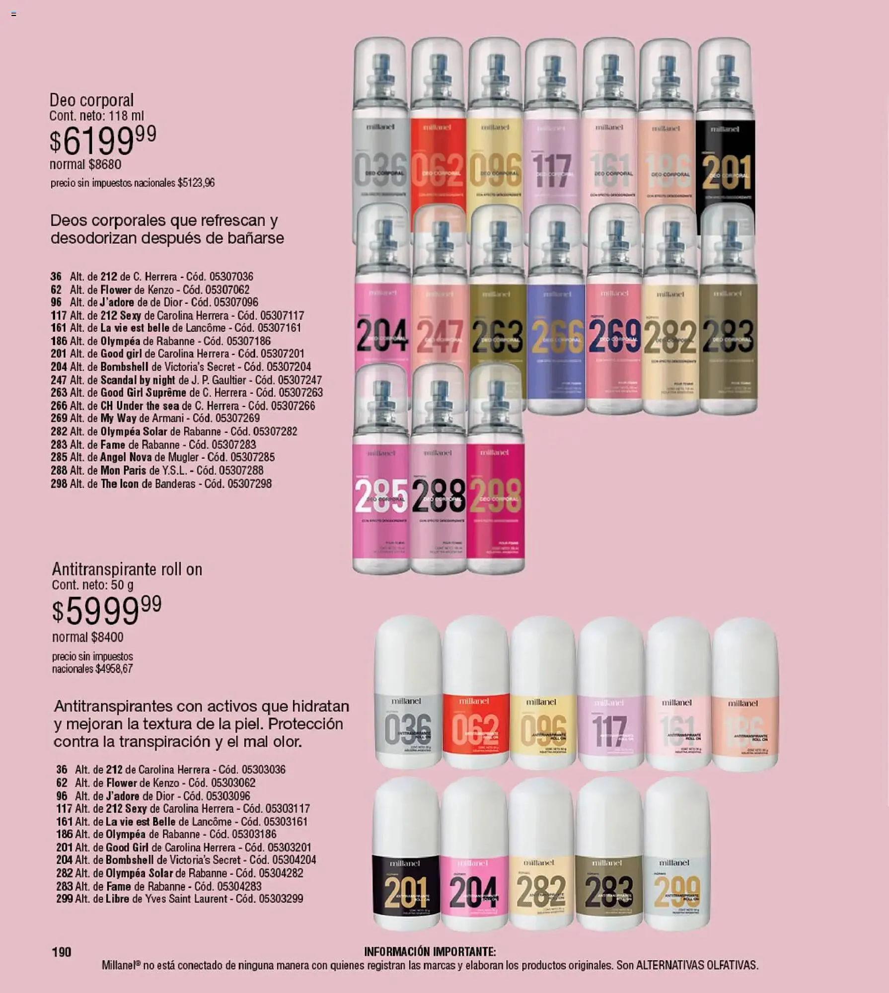 Ofertas de Catálogo Millanel Cosmética 2 de marzo al 29 de marzo 2026 - Página 190 del catálogo