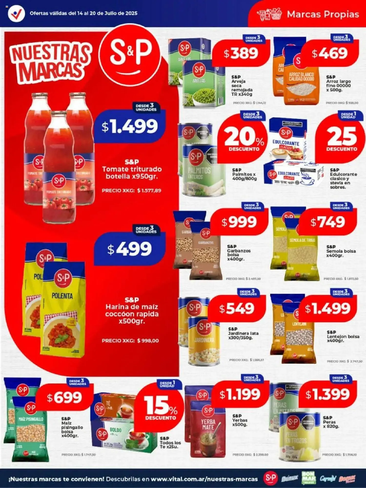 Ofertas de Catálogo Supermayorista Vital 14 de julio al 21 de julio 2025 - Página 21 del catálogo