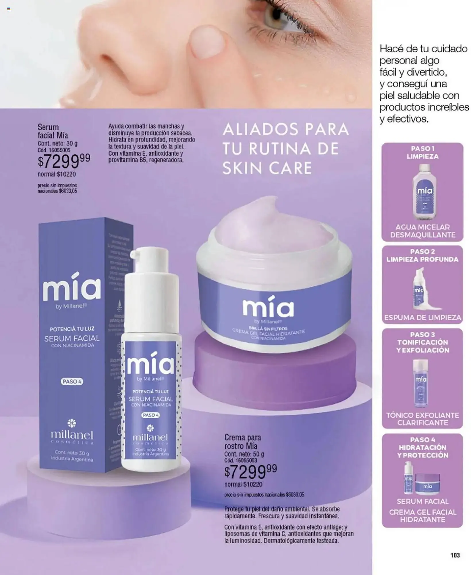 Ofertas de Catálogo Millanel Cosmética 15 de septiembre al 20 de octubre 2025 - Página 103 del catálogo