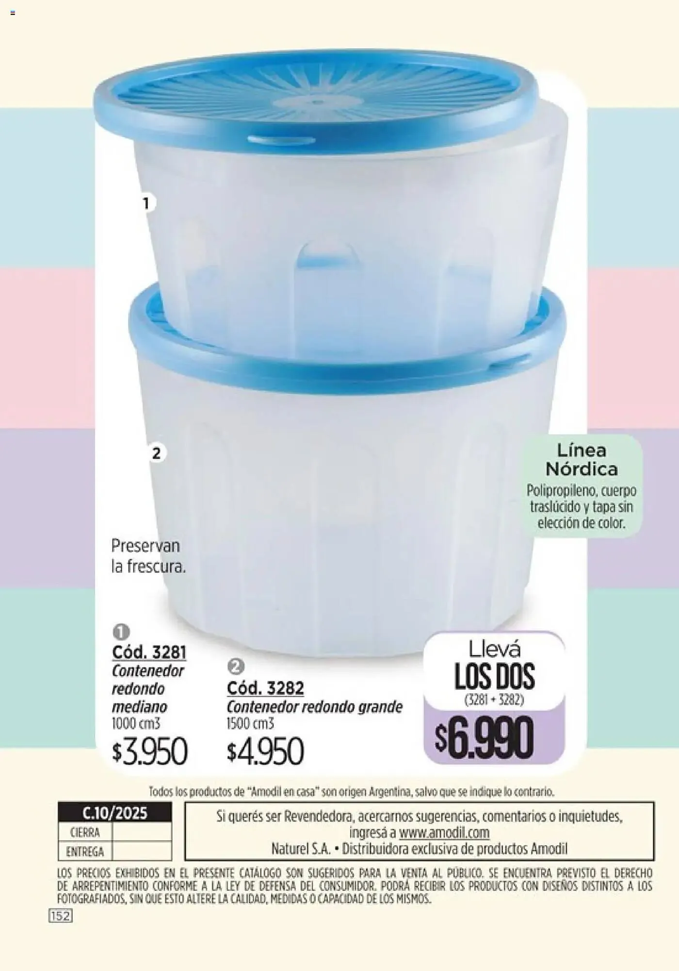 Ofertas de Catálogo Amodil 27 de mayo al 18 de junio 2025 - Página 152 del catálogo