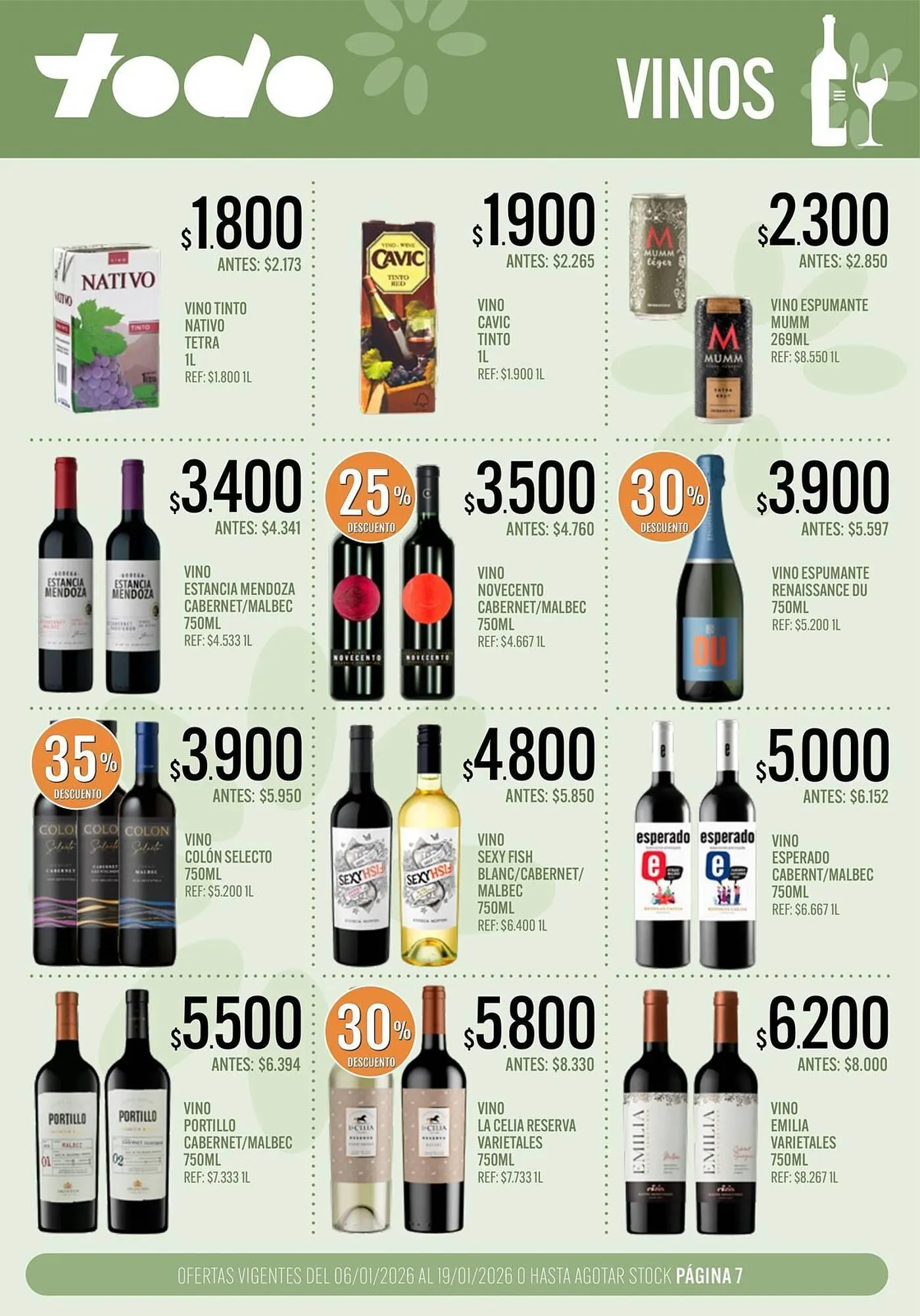Ofertas de Catálogo Supermercados Todo 6 de enero al 19 de enero 2026 - Página 7 del catálogo