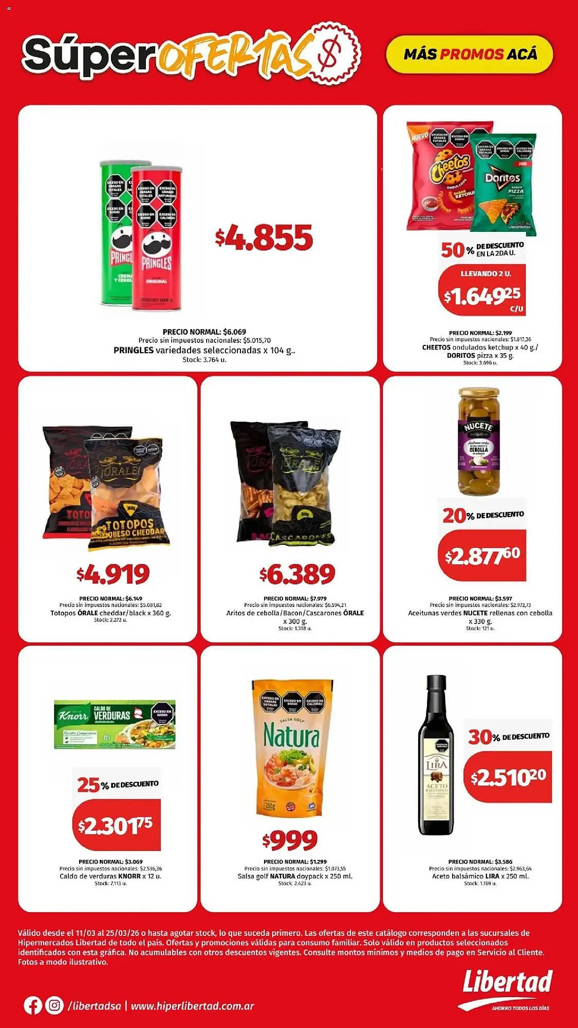 Ofertas de Catálogo Hipermercado Libertad 11 de marzo al 25 de marzo 2026 - Página 3 del catálogo