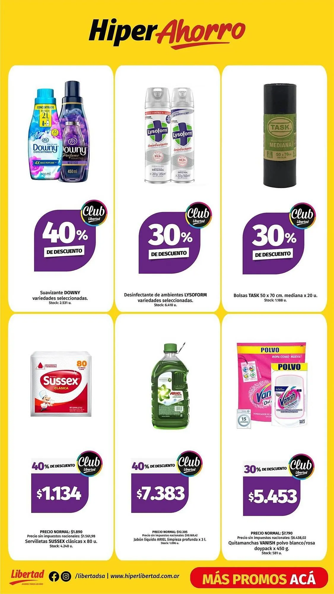 Ofertas de Catálogo Hipermercado Libertad 17 de mayo al 29 de mayo 2025 - Página 7 del catálogo