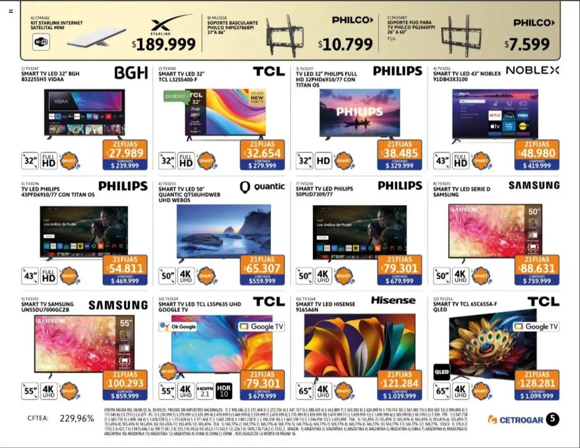 Ofertas de Catálogo Cetrogar 22 de septiembre al 1 de octubre 2025 - Página 5 del catálogo