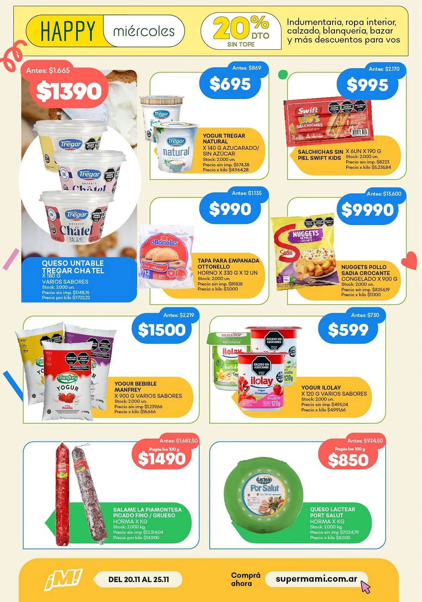 Ofertas de Catálogo Super MAMI 20 de noviembre al 25 de noviembre 2025 - Página 11 del catálogo