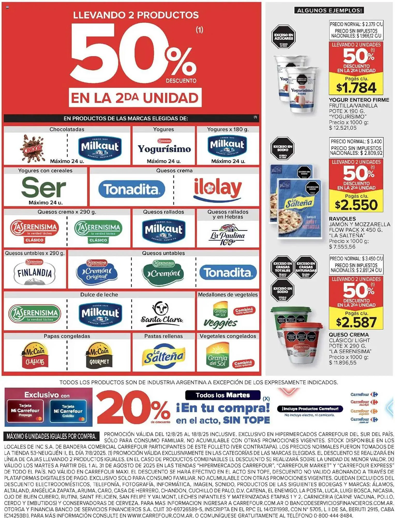 Ofertas de Catálogo Carrefour 12 de agosto al 19 de agosto 2025 - Página 6 del catálogo