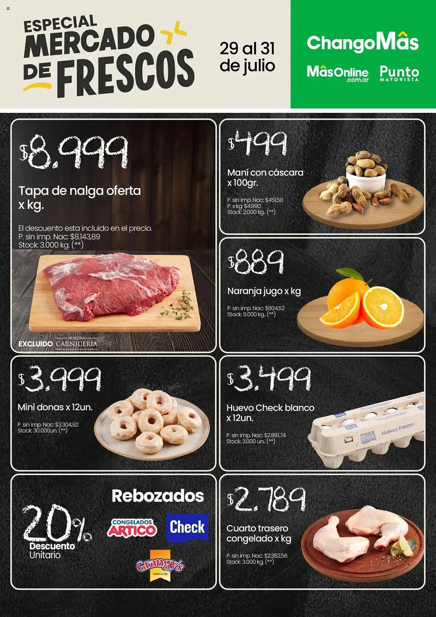 Ofertas de Catálogo Changomas 29 de julio al 31 de julio 2025 - Página 1 del catálogo