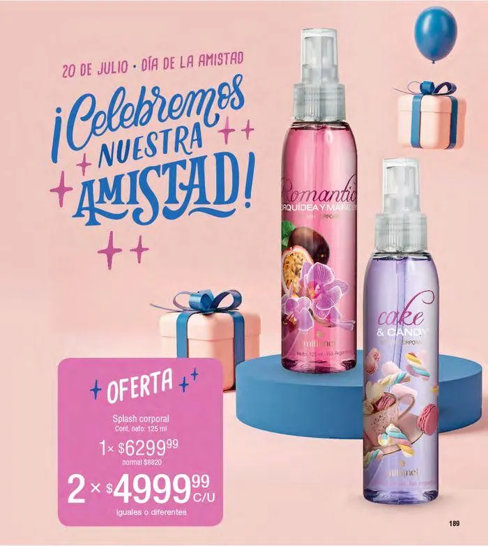 Ofertas de Catálogo Cosmeticos Millanel C8/24 5 de julio al 28 de julio 2024 - Página 189 del catálogo
