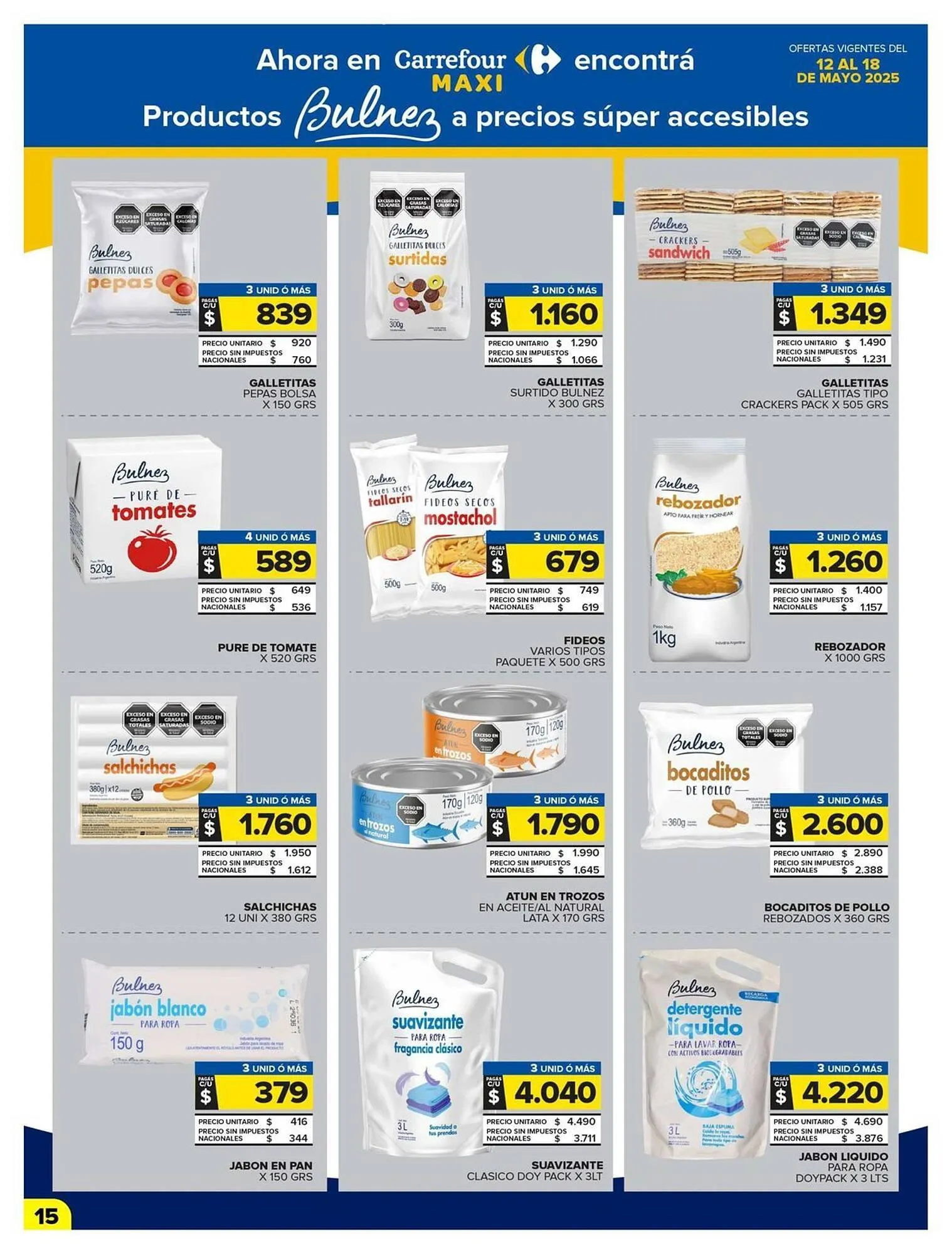 Ofertas de Catálogo Carrefour Maxi 12 de mayo al 18 de mayo 2025 - Página 15 del catálogo