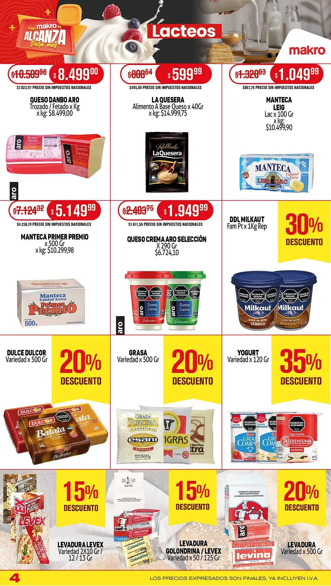Ofertas de Catálogo Makro 31 de julio al 8 de agosto 2025 - Página 4 del catálogo
