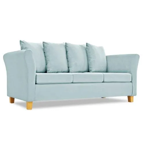 Sillón Trentino 3 cuerpos Pana antimanchas aqua Full Confort