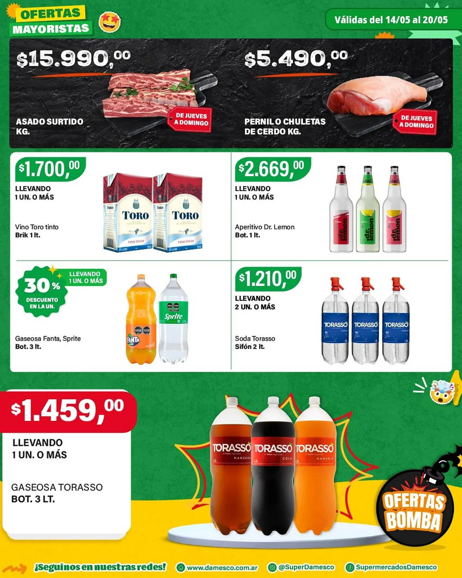 Ofertas de Catálogo Supermercados Damesco 14 de mayo al 20 de mayo 2026 - Página 2 del catálogo
