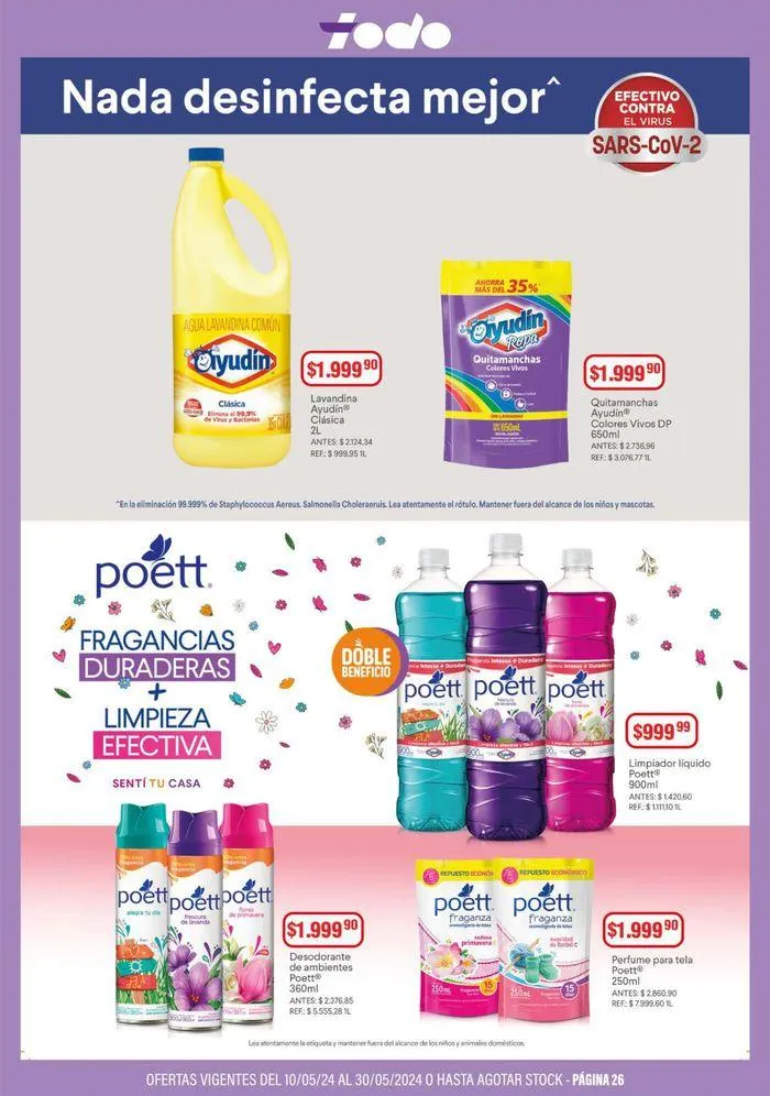 Ofertas de Catálogo Supermercados Todo 10 de mayo al 30 de mayo 2024 - Página 26 del catálogo