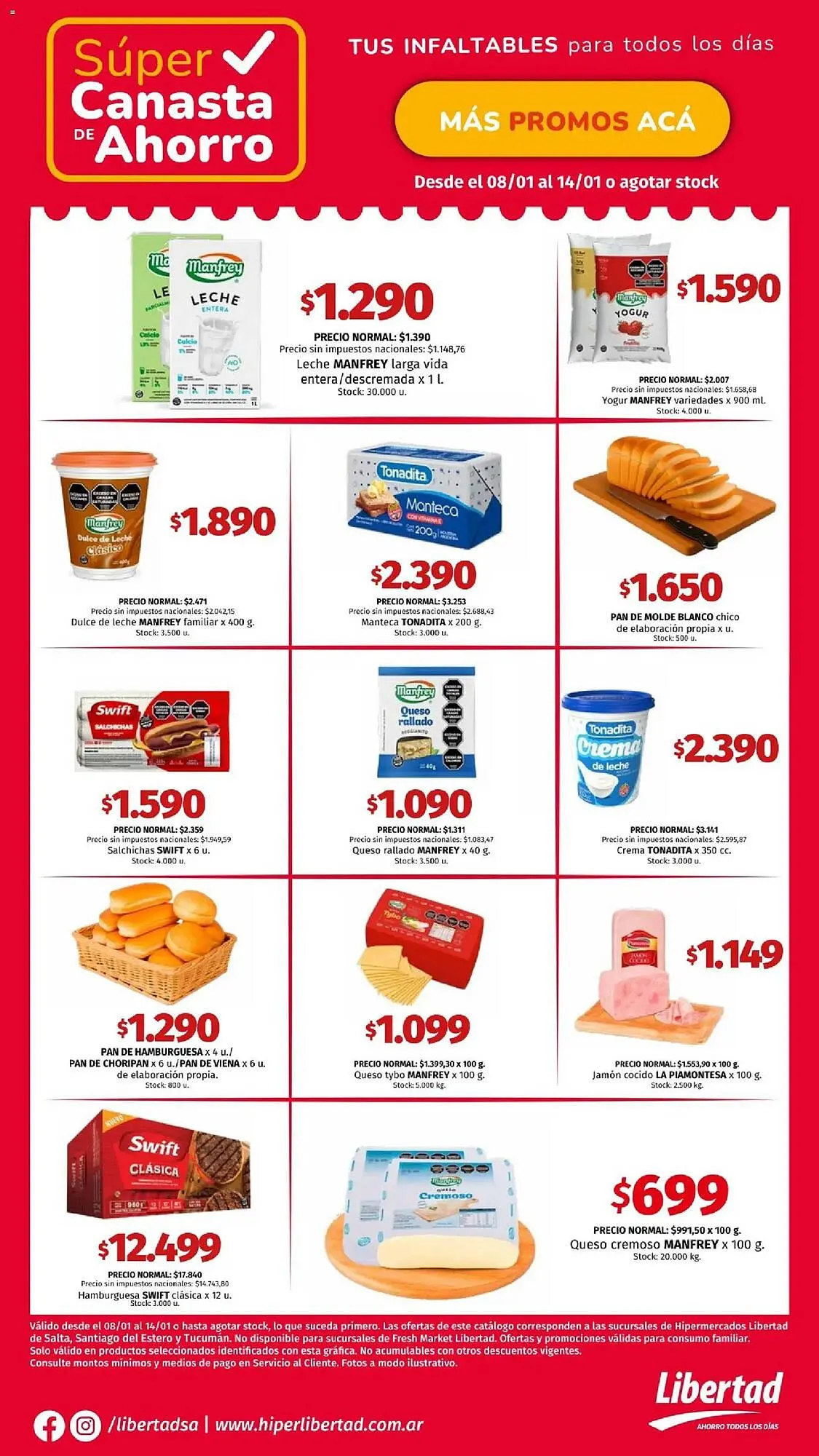 Ofertas de Catálogo Hipermercado Libertad 8 de enero al 14 de enero 2026 - Página 4 del catálogo