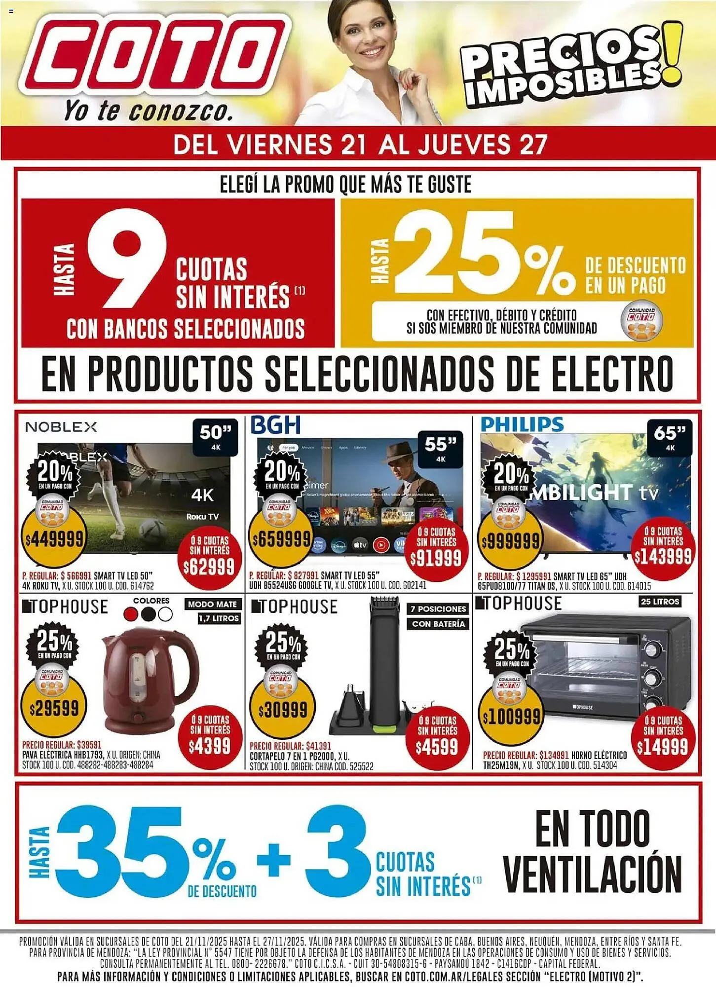 Ofertas de Catálogo Coto 21 de noviembre al 28 de noviembre 2025 - Página 1 del catálogo