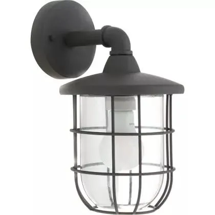 Farol de pared Sandnes E27 Negro