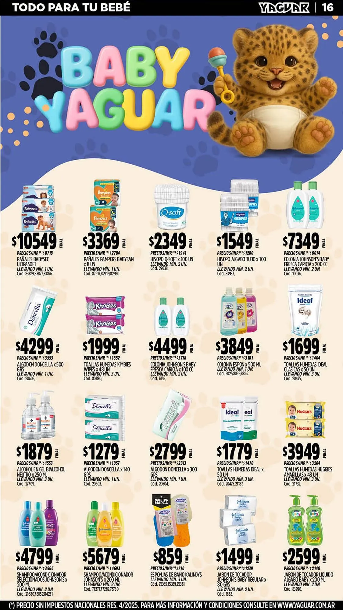 Ofertas de Catálogo Supermercados Yaguar 5 de enero al 11 de enero 2026 - Página 17 del catálogo
