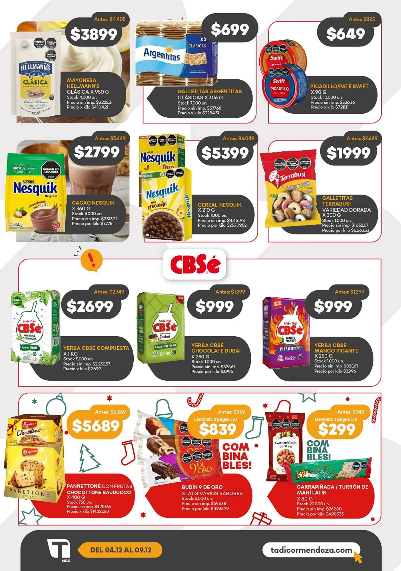 Ofertas de Catálogo Supermercados Tadicor 2 de diciembre al 9 de diciembre 2025 - Página 2 del catálogo
