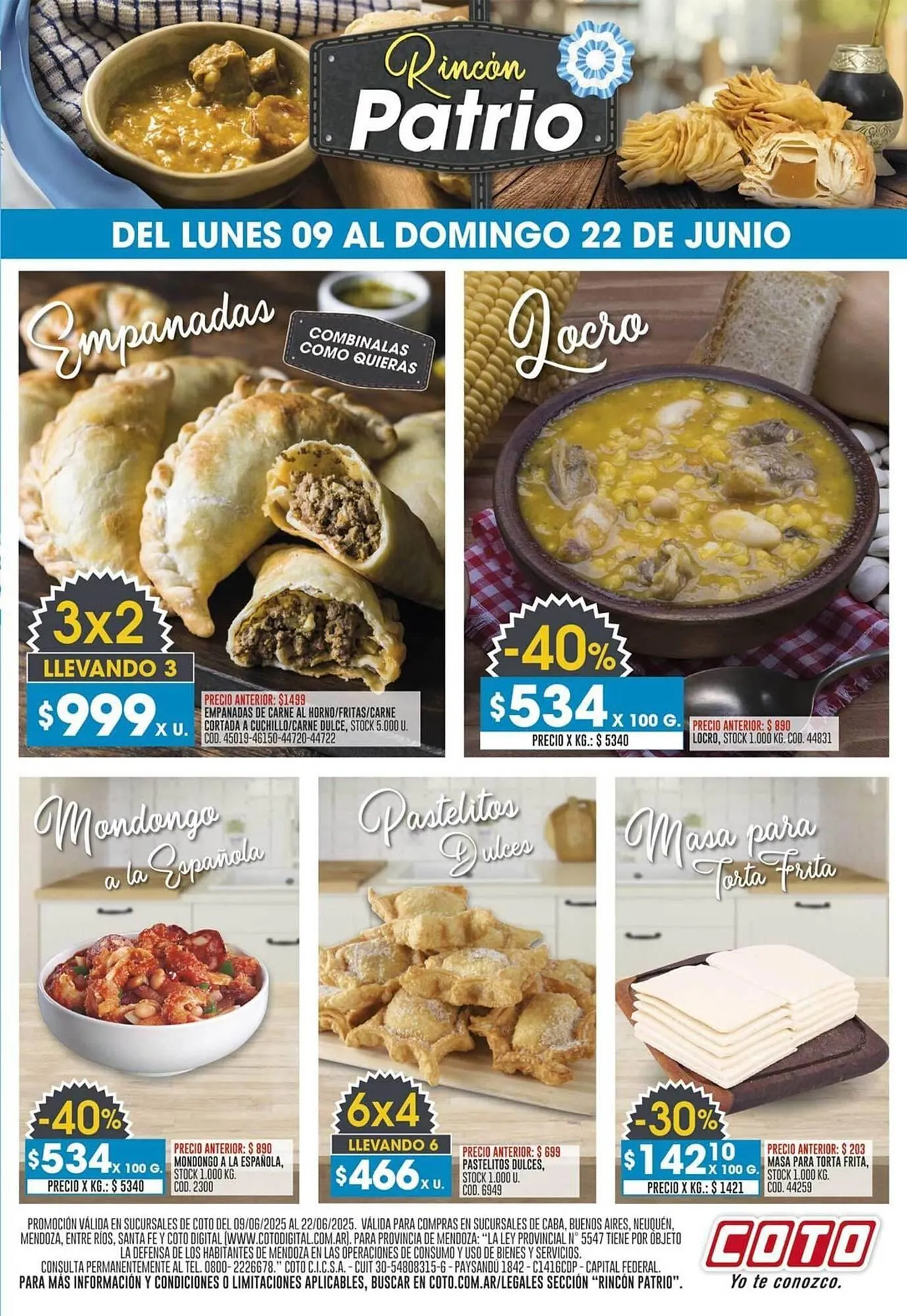 Ofertas de Catálogo Coto 9 de junio al 22 de junio 2025 - Página 1 del catálogo