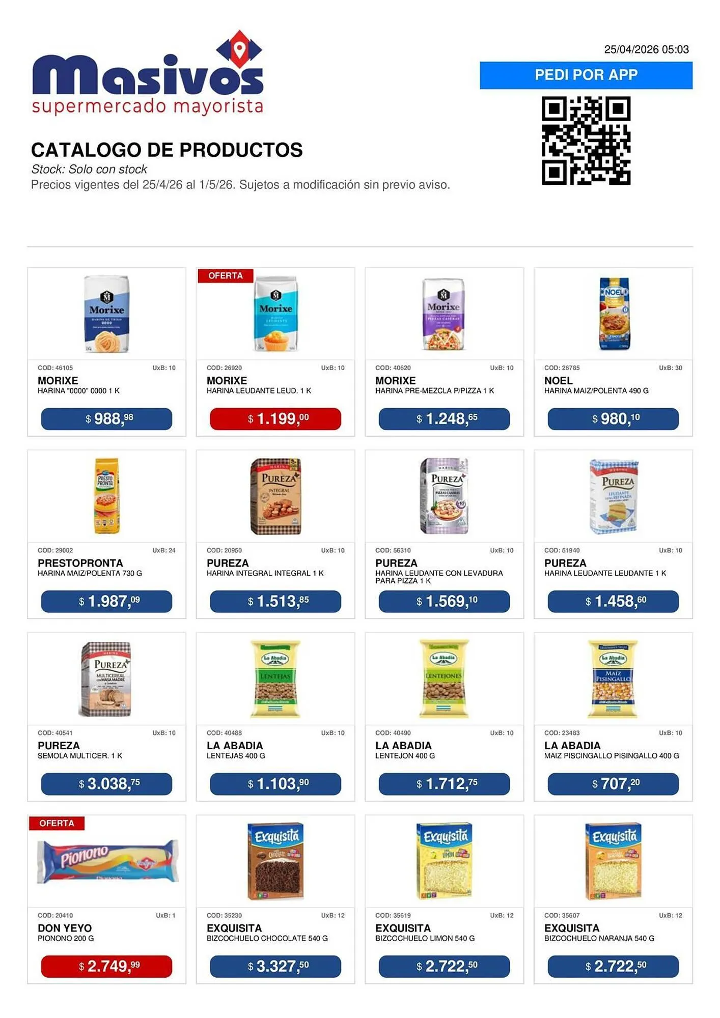 Ofertas de Catálogo Masivos 25 de abril al 1 de mayo 2026 - Página 33 del catálogo