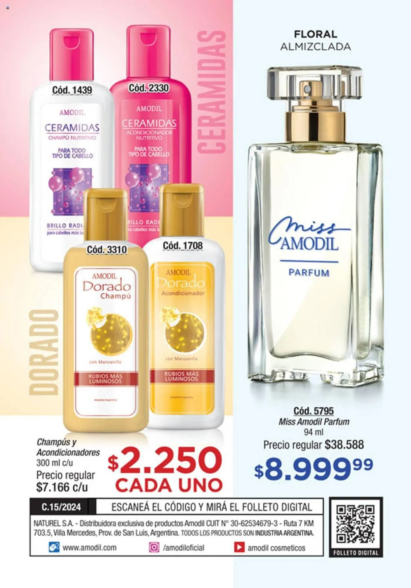 Ofertas de Catálogo Amodil 2 de octubre al 15 de octubre 2024 - Página 164 del catálogo