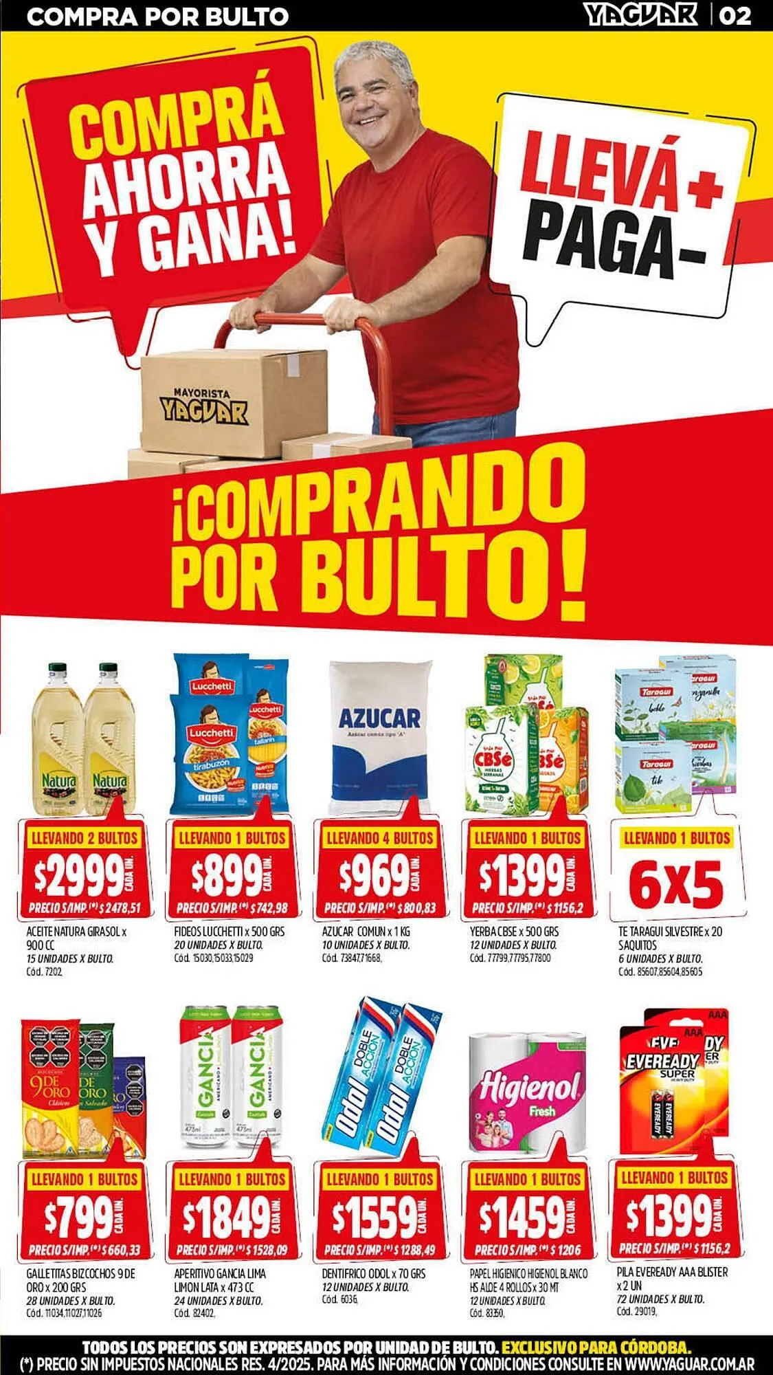 Ofertas de Catálogo Supermercados Yaguar 20 de abril al 26 de abril 2026 - Página 2 del catálogo
