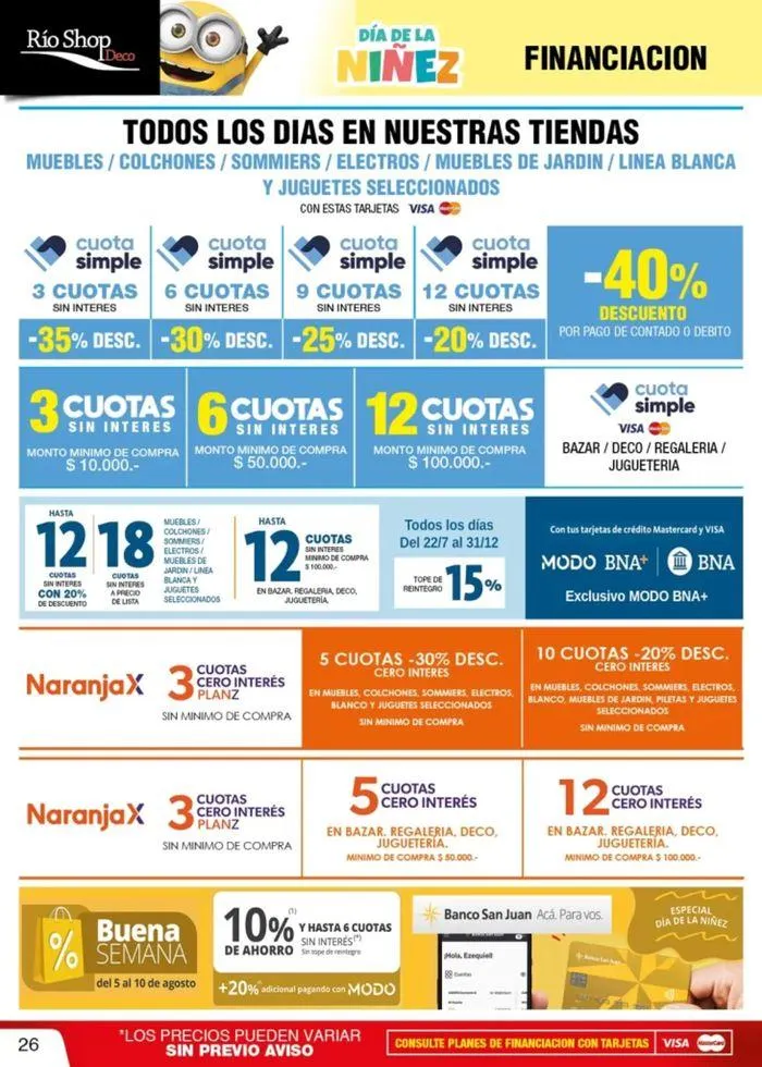 Ofertas de Ofertas Rio Shop Deco 11 de agosto al 25 de agosto 2024 - Página 18 del catálogo
