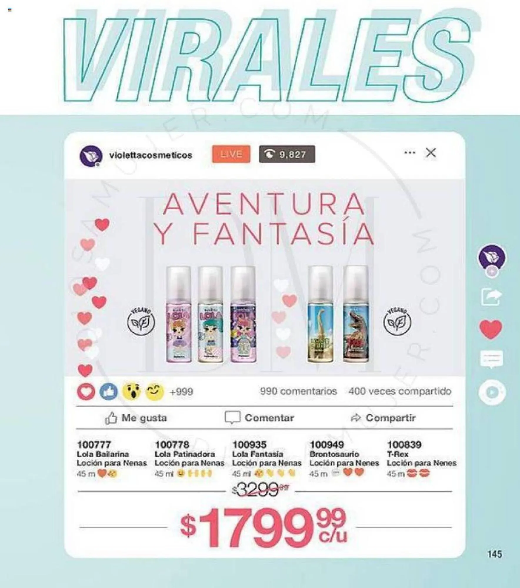 Ofertas de Catálogo Violetta Cosméticos 26 de septiembre al 9 de octubre 2023 - Página 145 del catálogo
