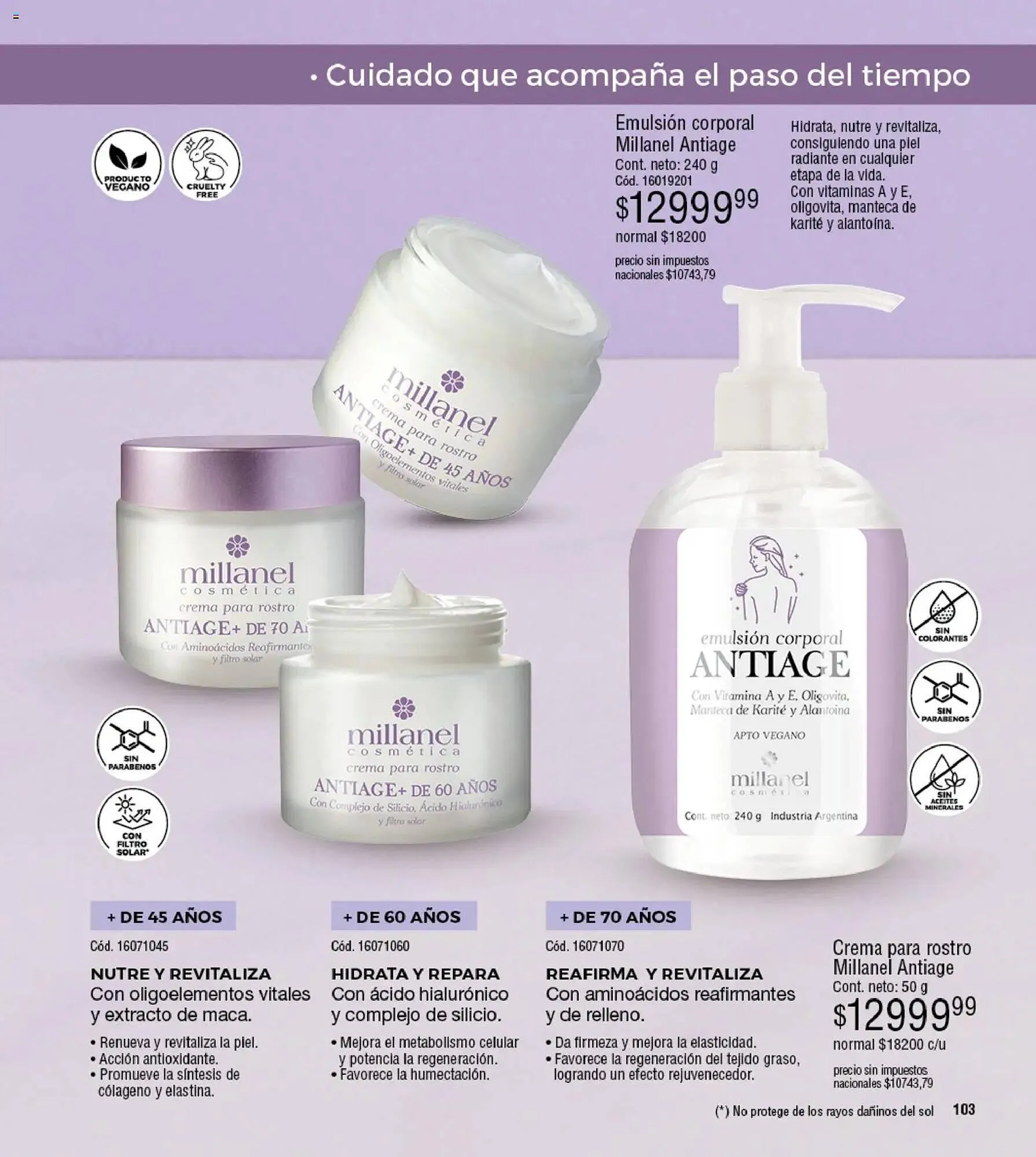 Ofertas de Catálogo Millanel Cosmética 2 de marzo al 29 de marzo 2026 - Página 103 del catálogo
