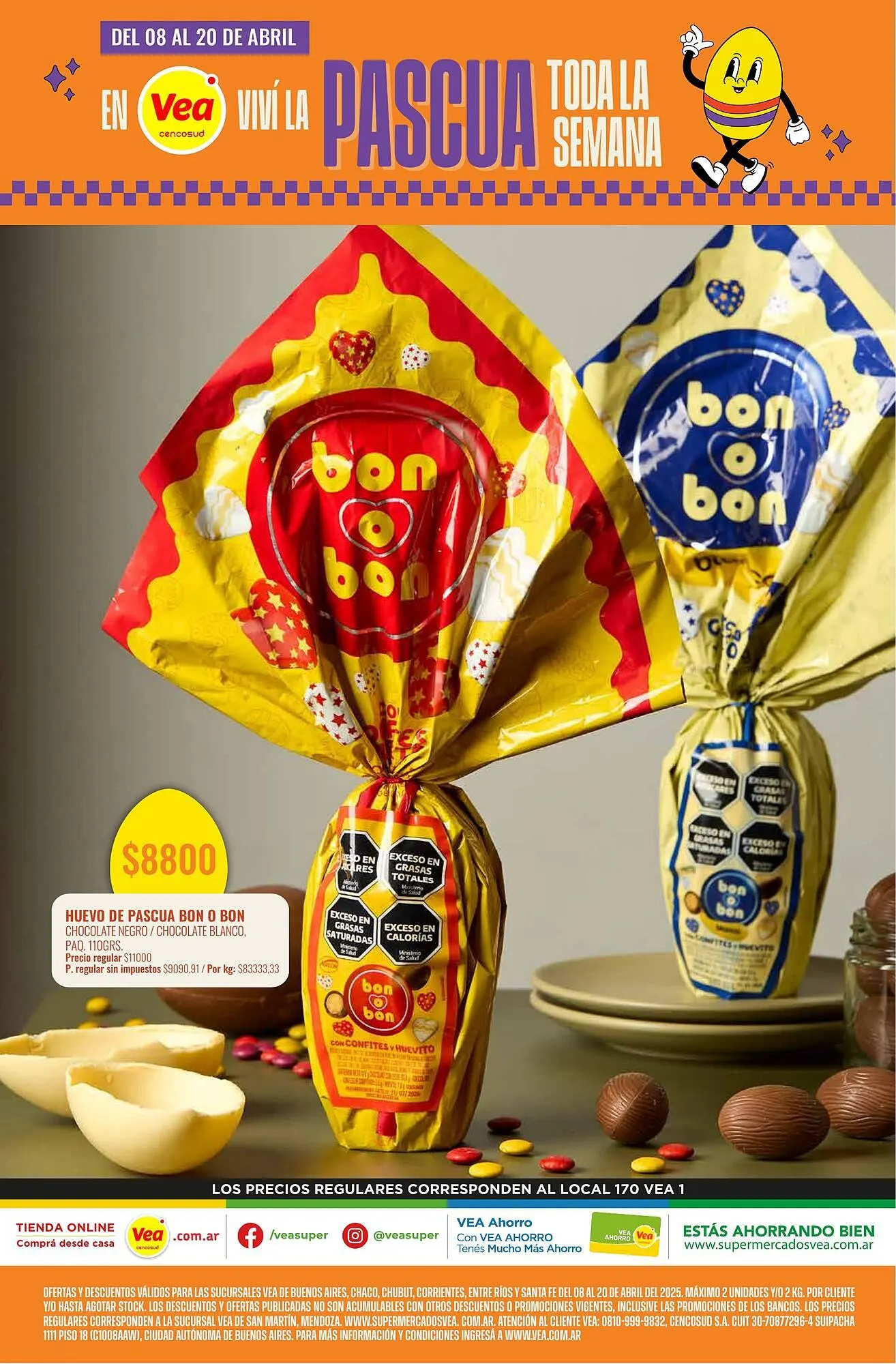 Ofertas de Catálogo Supermercados Vea 11 de abril al 21 de abril 2025 - Página 1 del catálogo