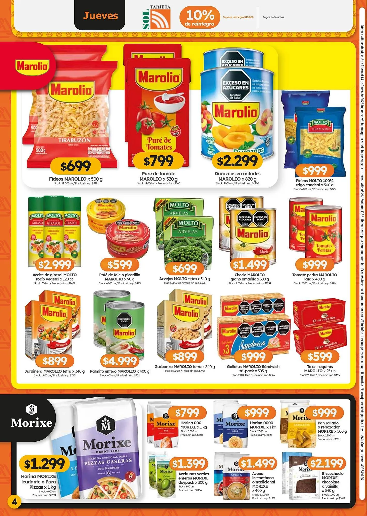 Ofertas de Folleto Cordiez 8 de enero al 14 de enero 2026 - Página 4 del catálogo