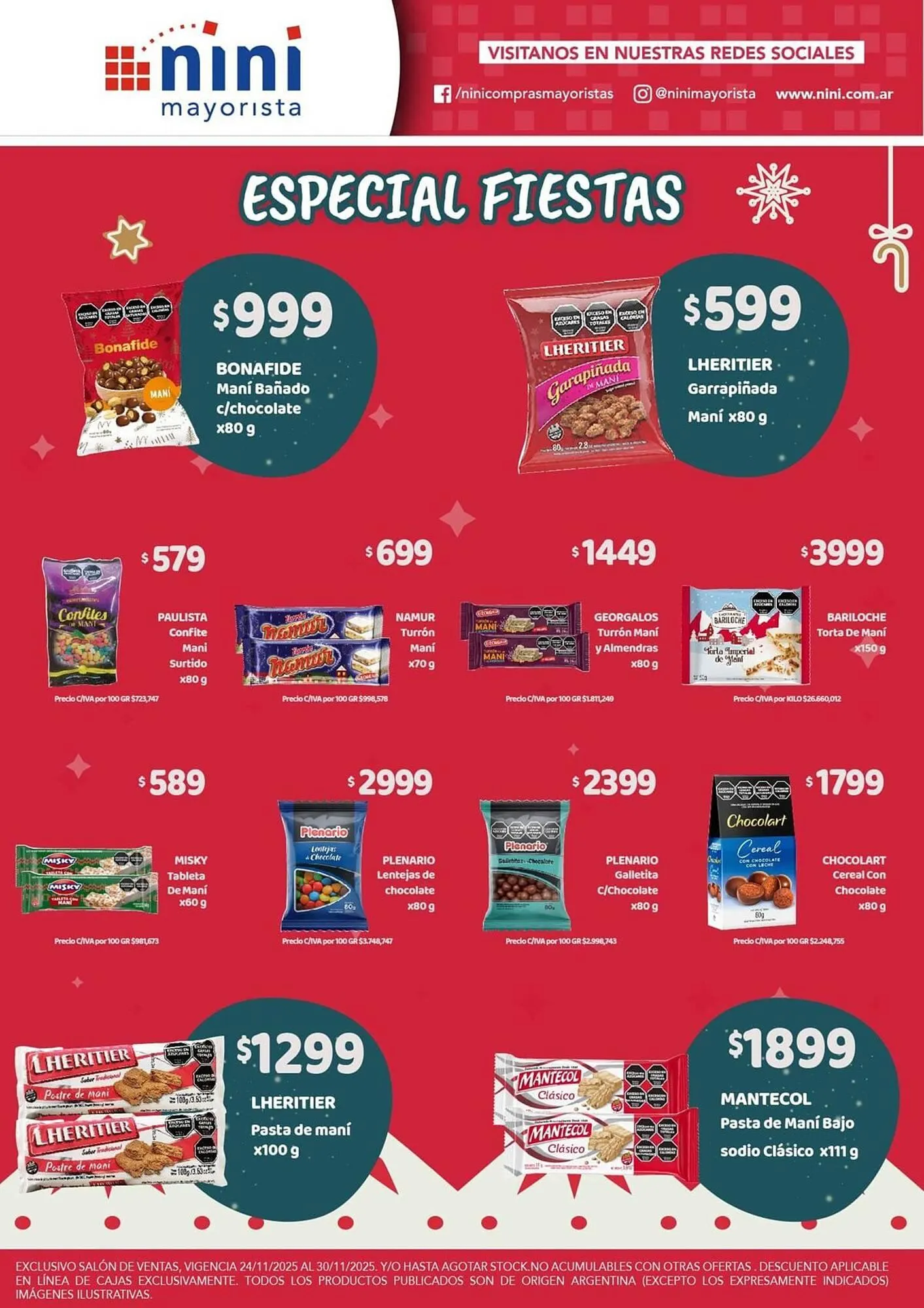 Ofertas de Catálogo Nini Mayorista 24 de noviembre al 30 de noviembre 2025 - Página 32 del catálogo