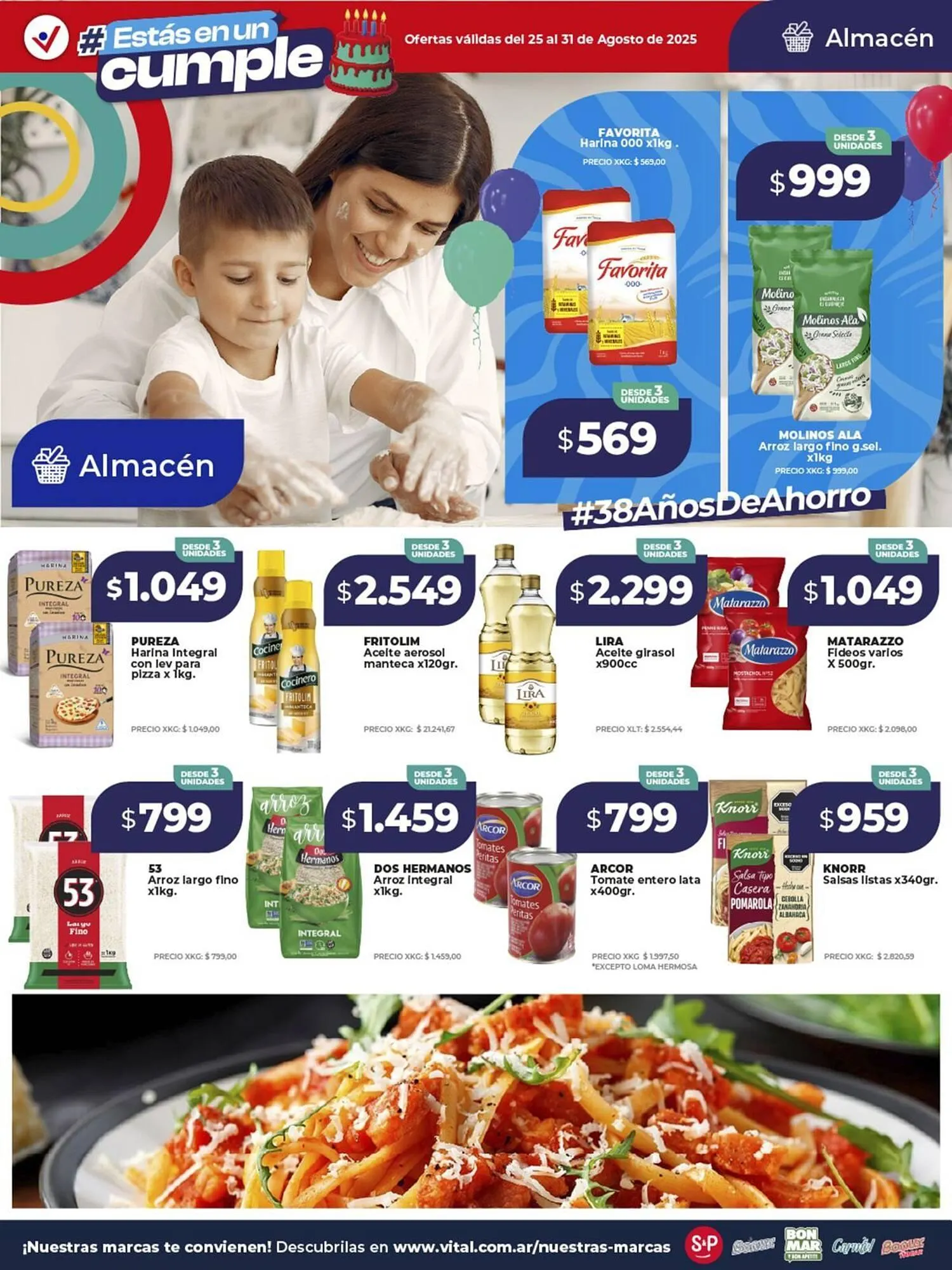 Ofertas de Catálogo Supermayorista Vital 25 de agosto al 31 de agosto 2025 - Página 14 del catálogo