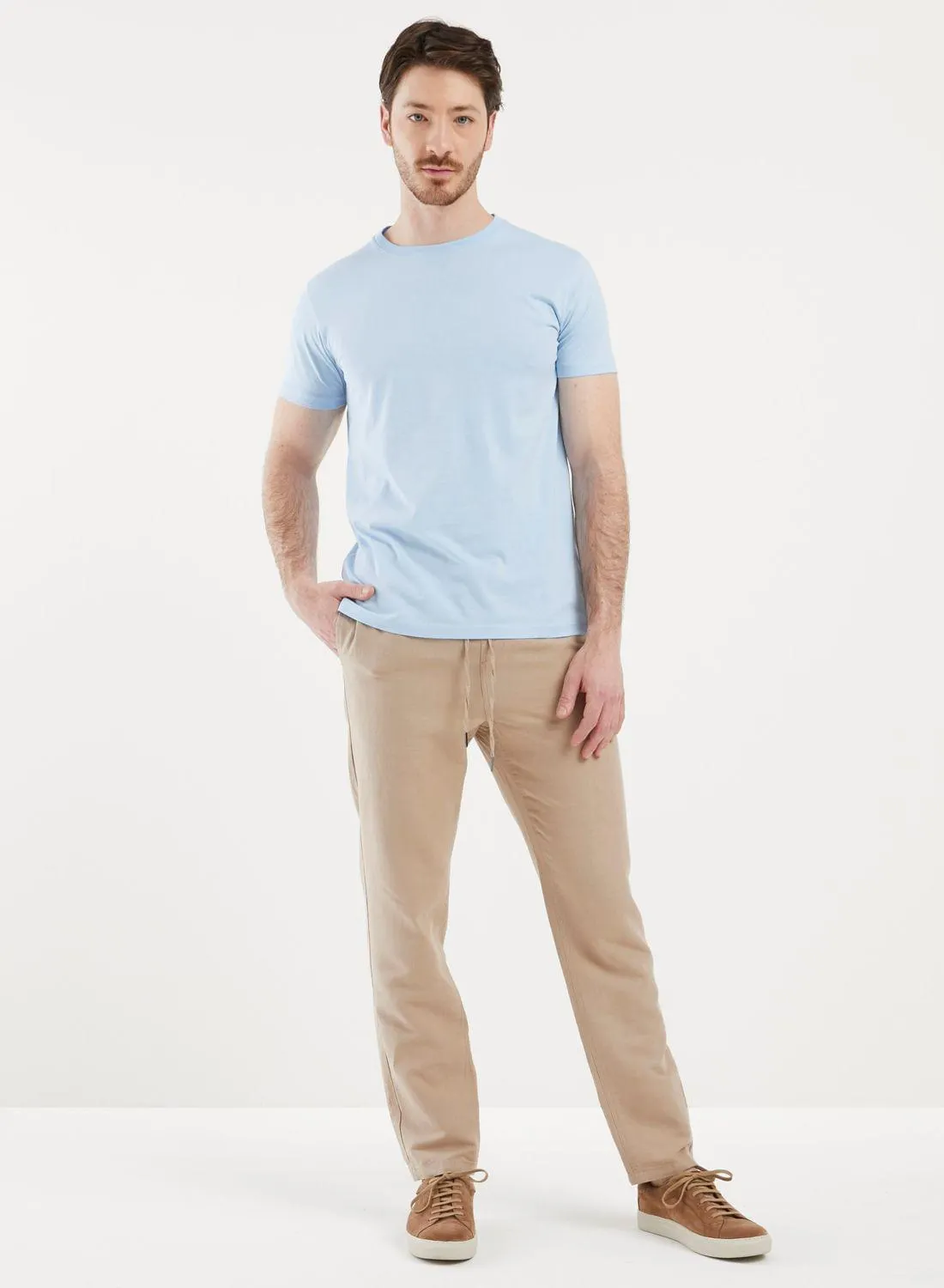 Remera cuello U pima